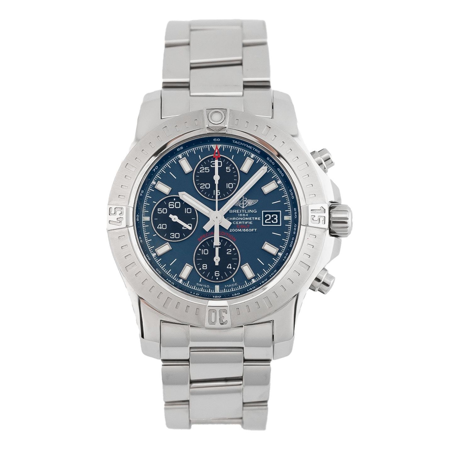 Breitling Colt A13388 (2010) - Zwart wijzerplaat 44mm Staal (1/5)