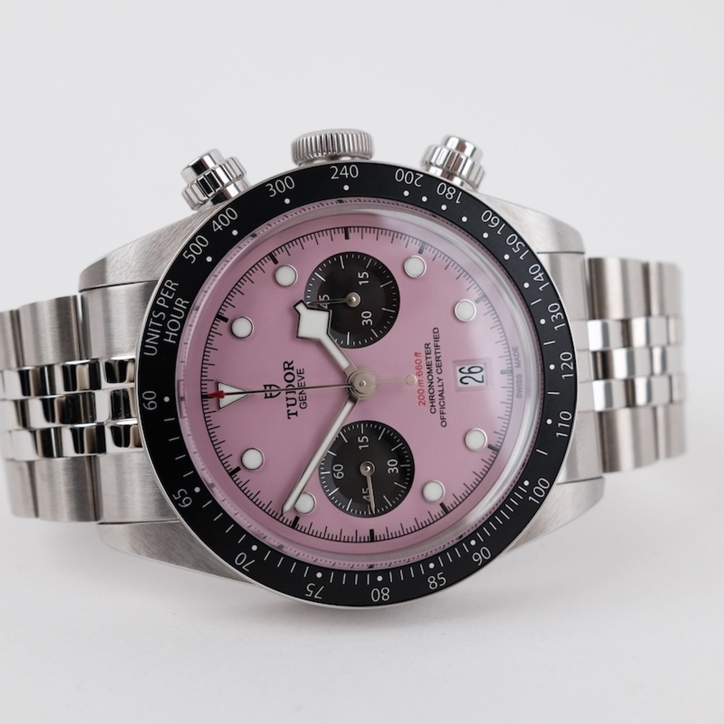 Tudor Black Bay Chrono 79360N (2024) - Pink dial 41 mm Steel case (1/8)