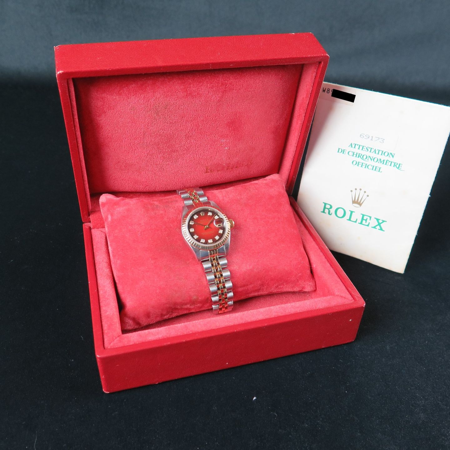 Rolex Lady-Datejust 69173 (1996) - 26mm Goud/Staal (8/8)