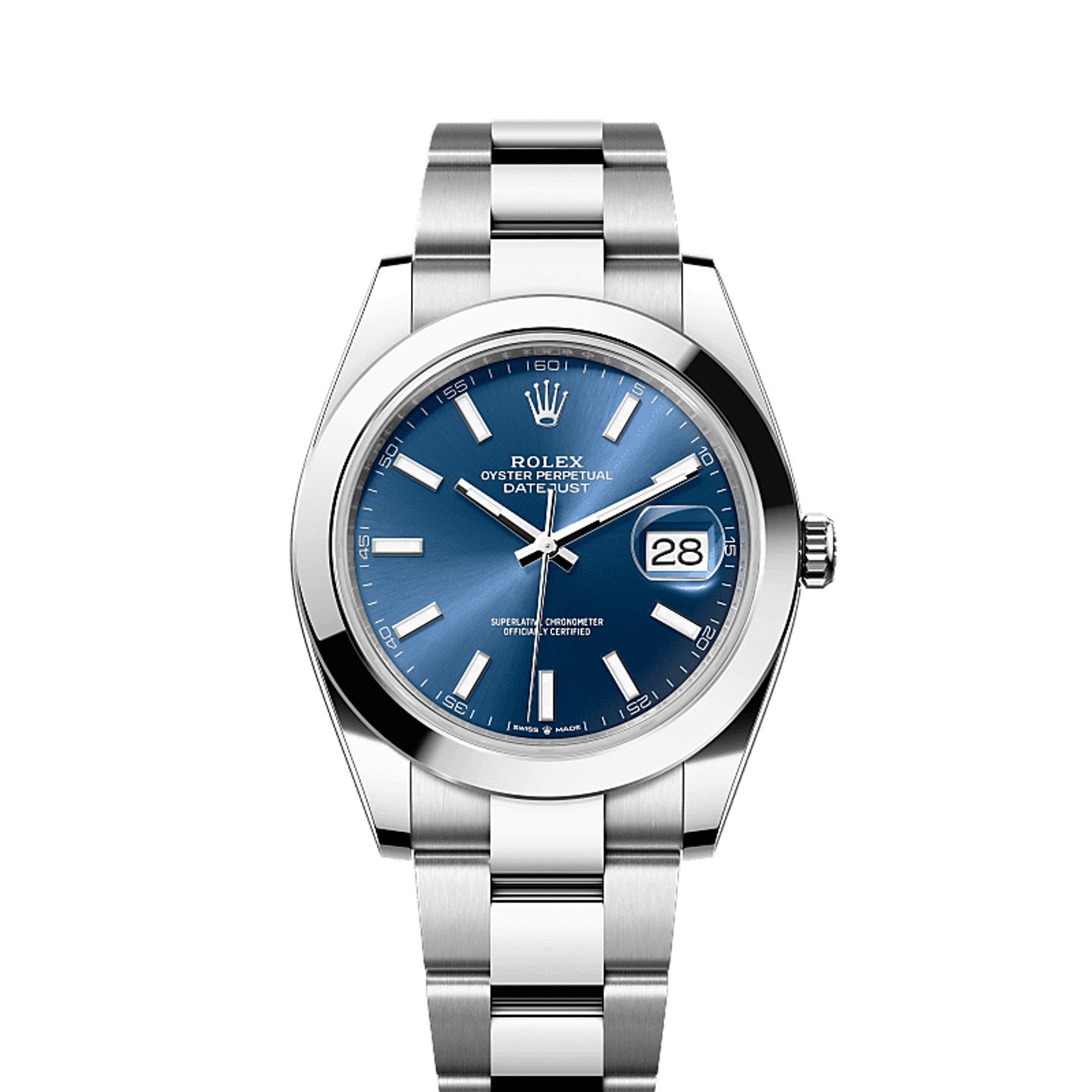 Rolex Datejust 41 126300 (2025) - Blauw wijzerplaat 41mm Staal (1/1)