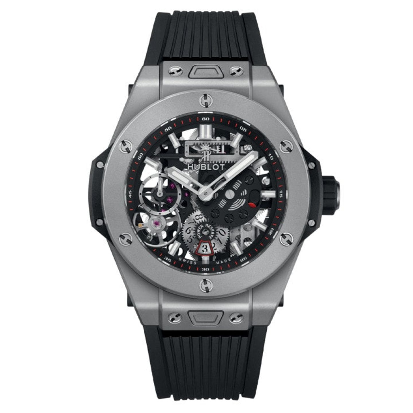 Hublot Big Bang Meca-10 414.NI.1123.RX (2025) - Transparent dial 45 mm Titanium case (1/1)