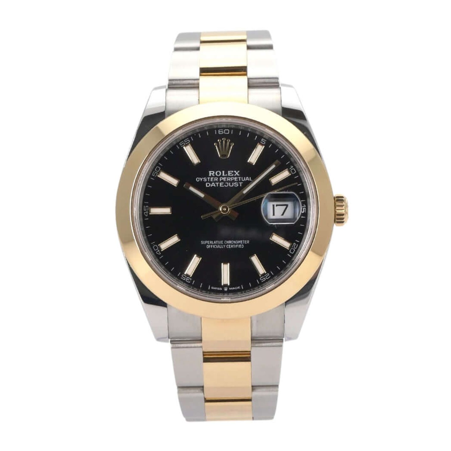 Rolex Datejust 41 126303 (2021) - Black dial 41 mm Gold/Steel case (2/8)