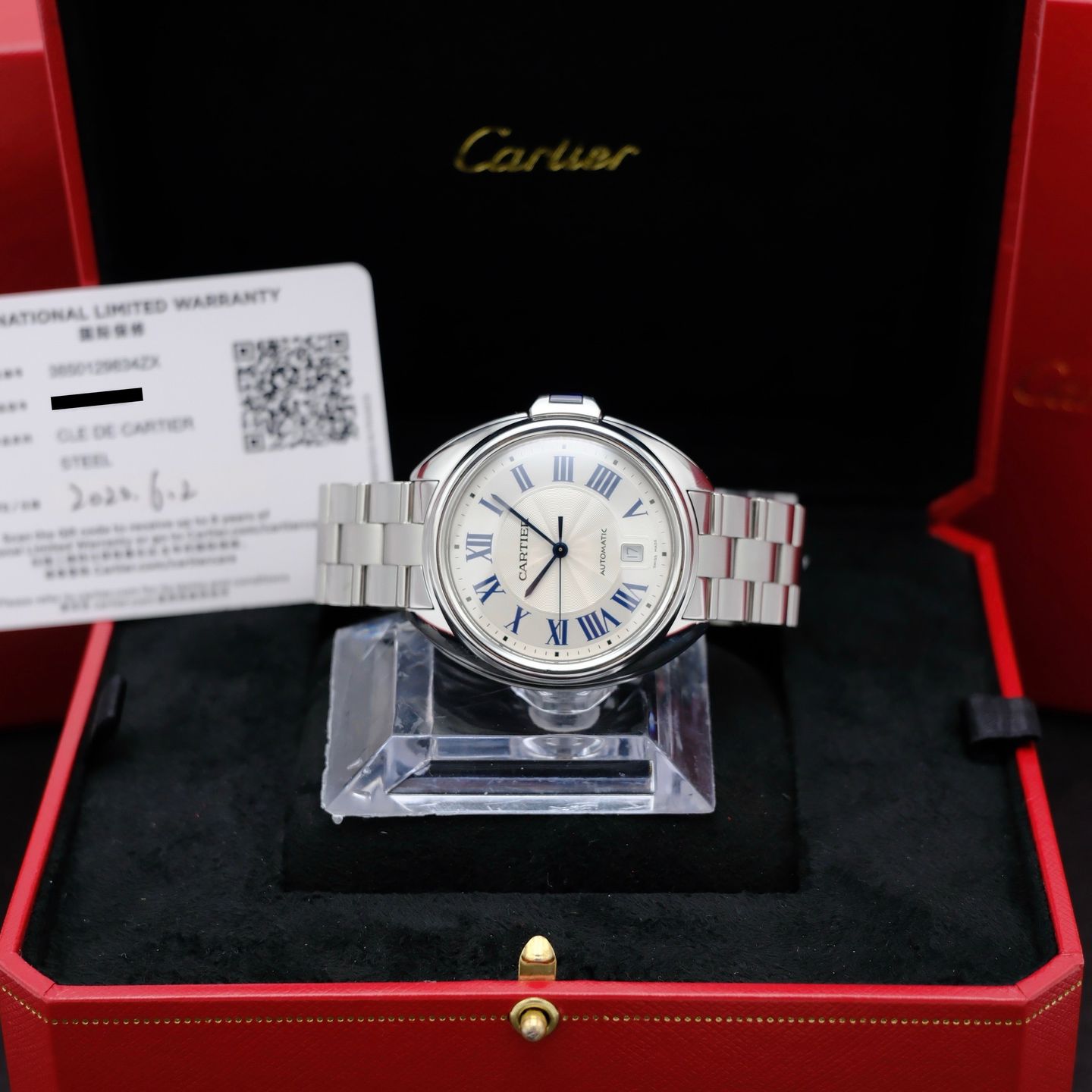 Cartier Clé de Cartier WSCL0007 (2020) - Zilver wijzerplaat 40mm Staal (3/8)