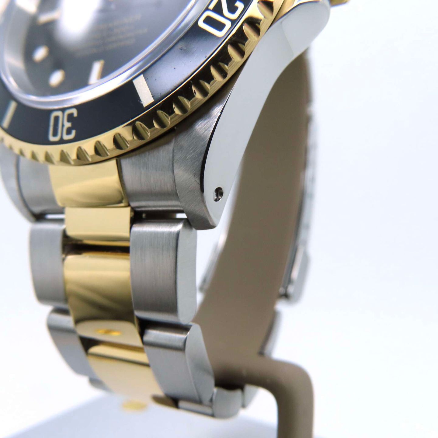 Rolex Submariner Date 16613 (1998) - Zwart wijzerplaat 40mm Goud/Staal (7/8)