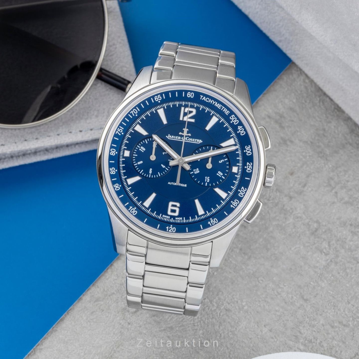 Jaeger-LeCoultre Polaris Q9028180 (Unknown (random serial)) - Blue dial 42 mm Steel case (3/8)