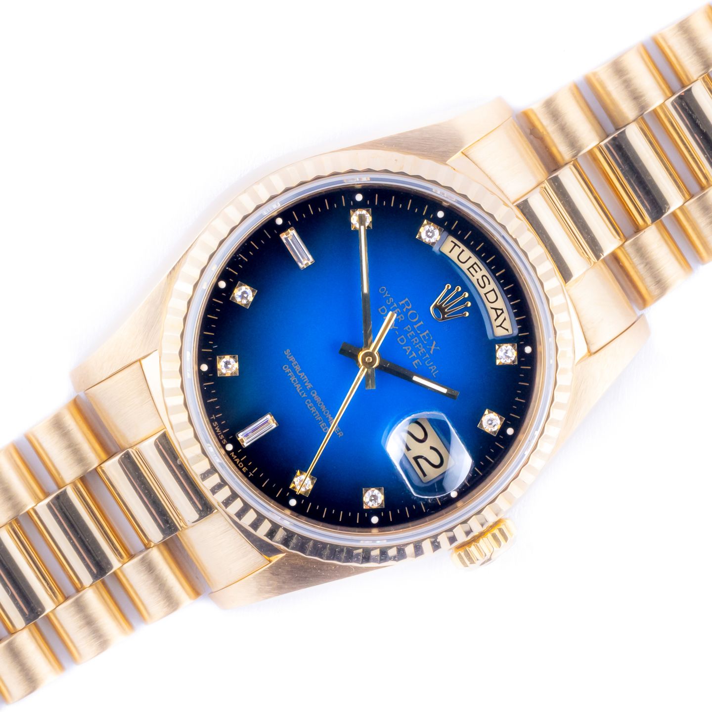 Rolex Day-Date 36 18238 (1988) - 36mm Geelgoud (1/8)