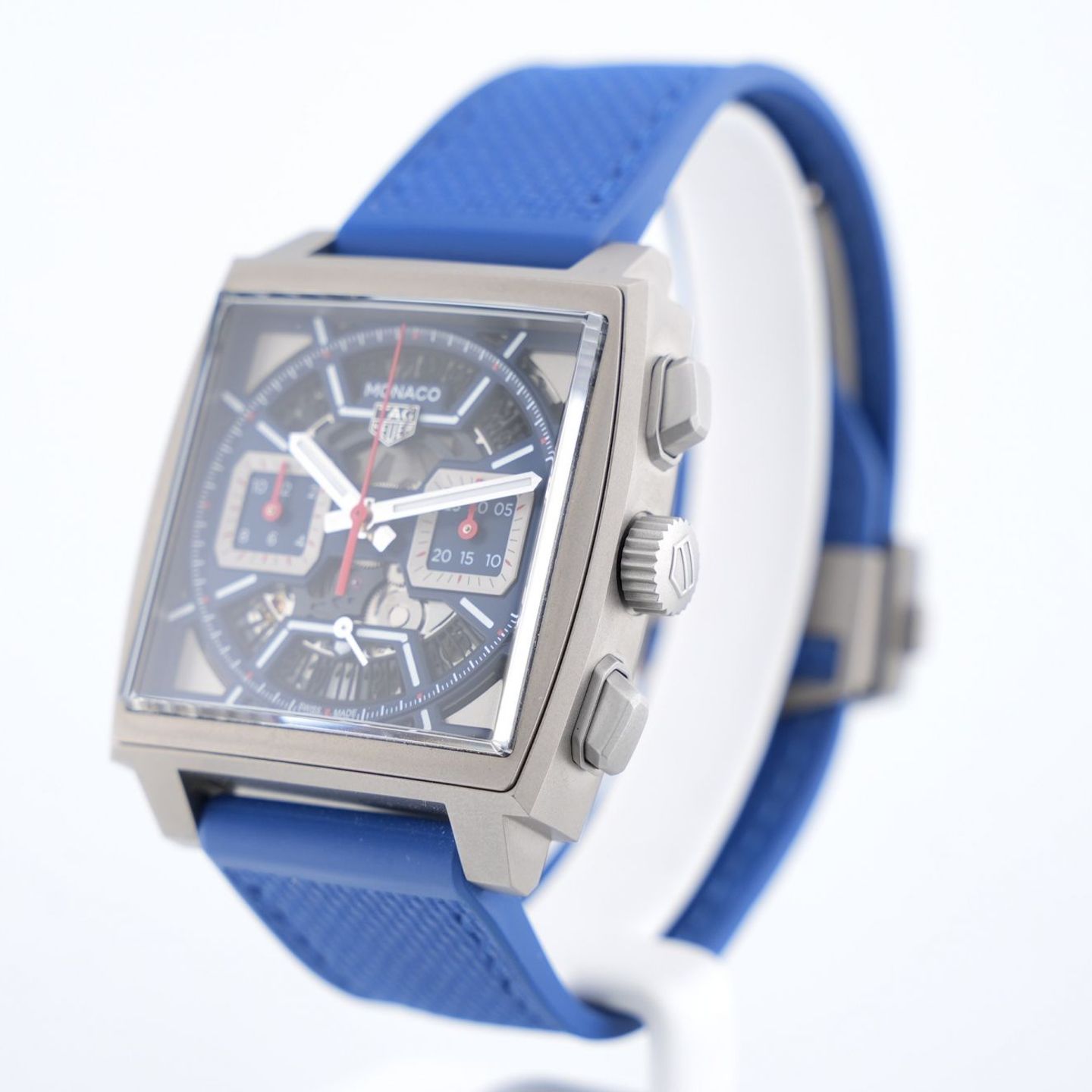 TAG Heuer Monaco CBL2182.FT6235 (2024) - Transparent dial 39 mm Titanium case (2/8)