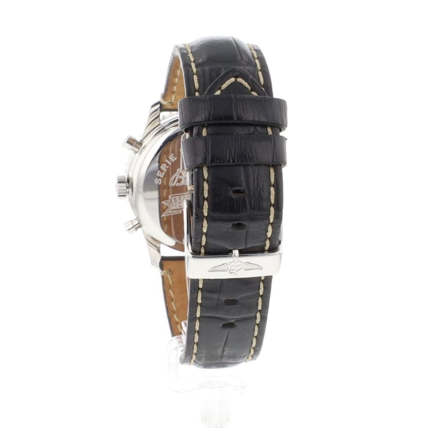 Breitling Montbrillant A36030 (Onbekend (willekeurig serienummer)) - Zwart wijzerplaat 41mm Staal (4/5)