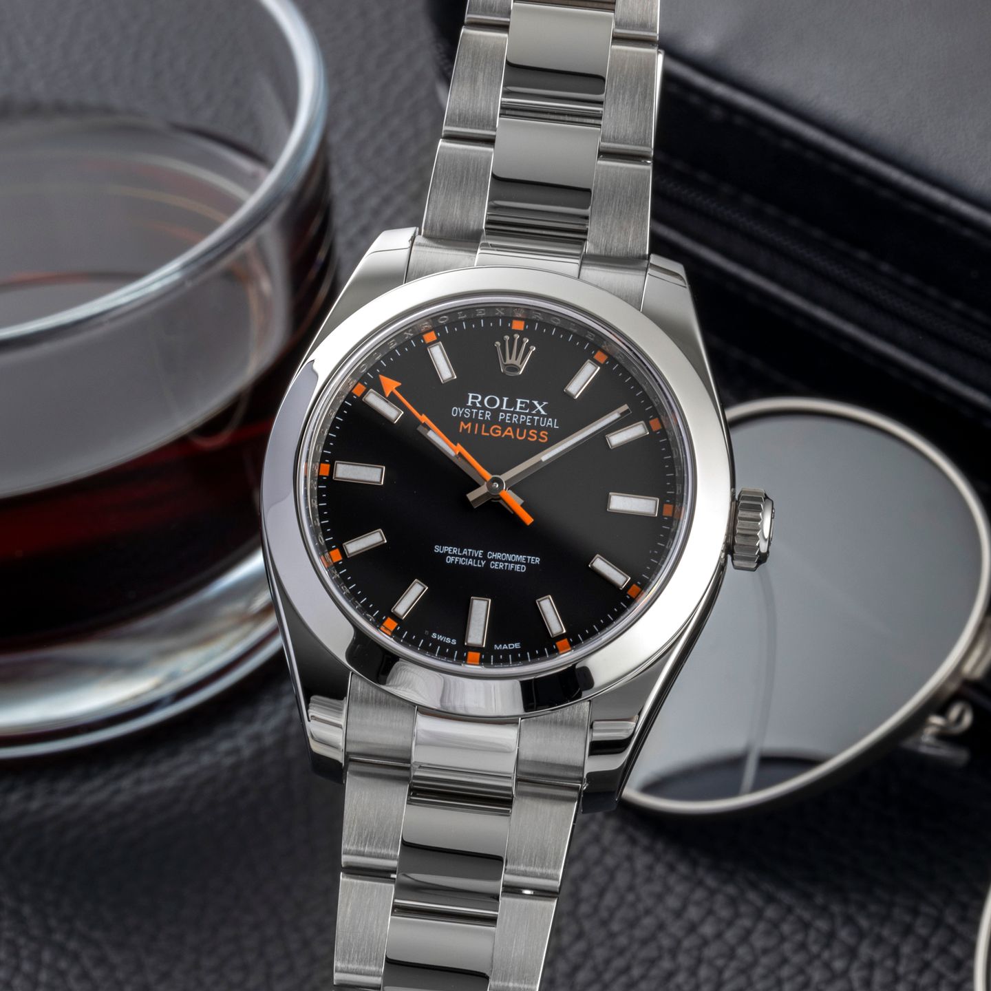 Rolex Milgauss 116400 (Onbekend (willekeurig serienummer)) - 40mm Staal (3/8)