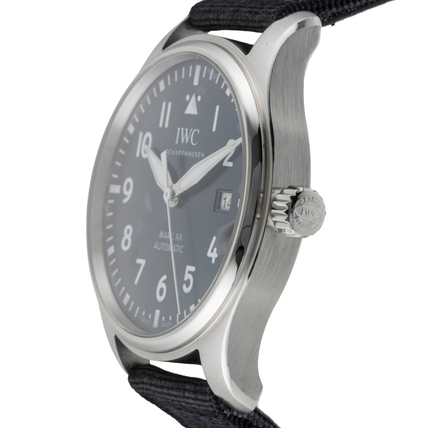 IWC Pilot Mark IW328203 (Unknown (random serial)) - Blue dial 40 mm Steel case (6/8)