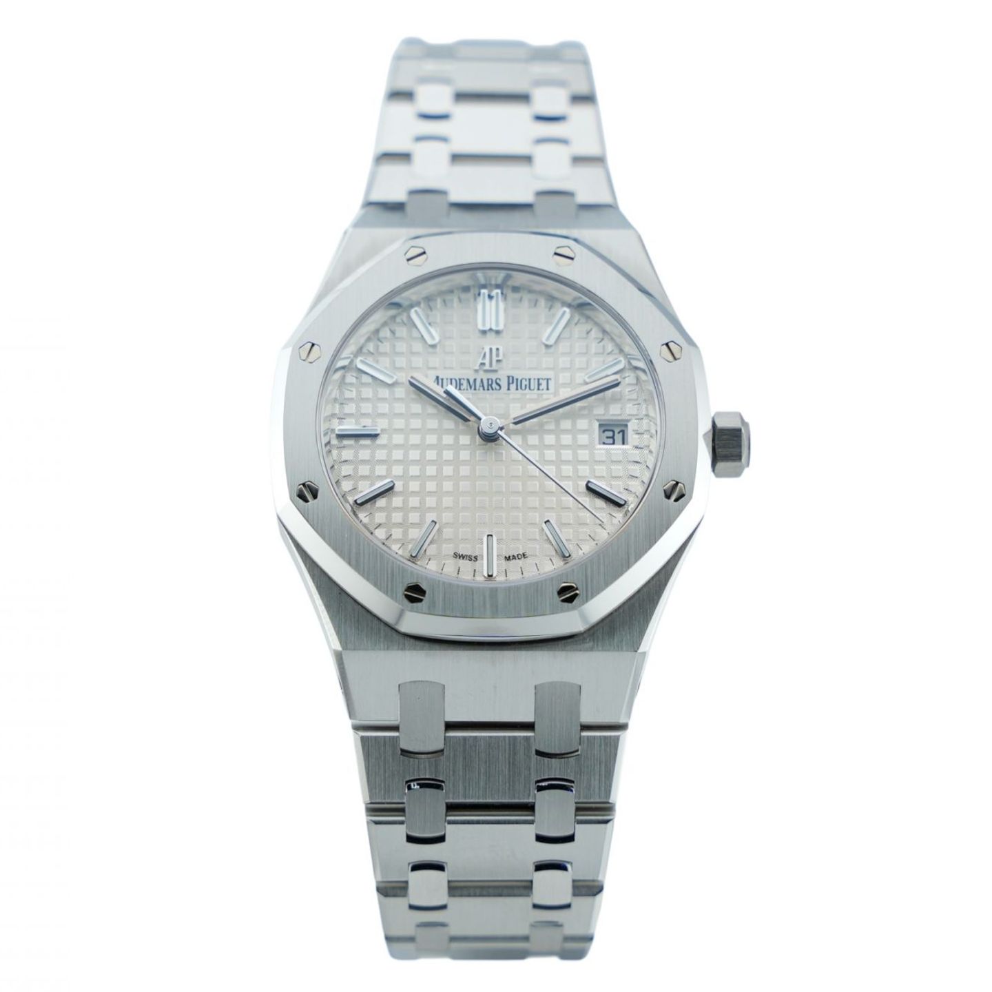 Audemars Piguet Royal Oak Selfwinding 77350ST.OO.1261ST.01 (2022) - Zilver wijzerplaat 33mm Staal (1/8)