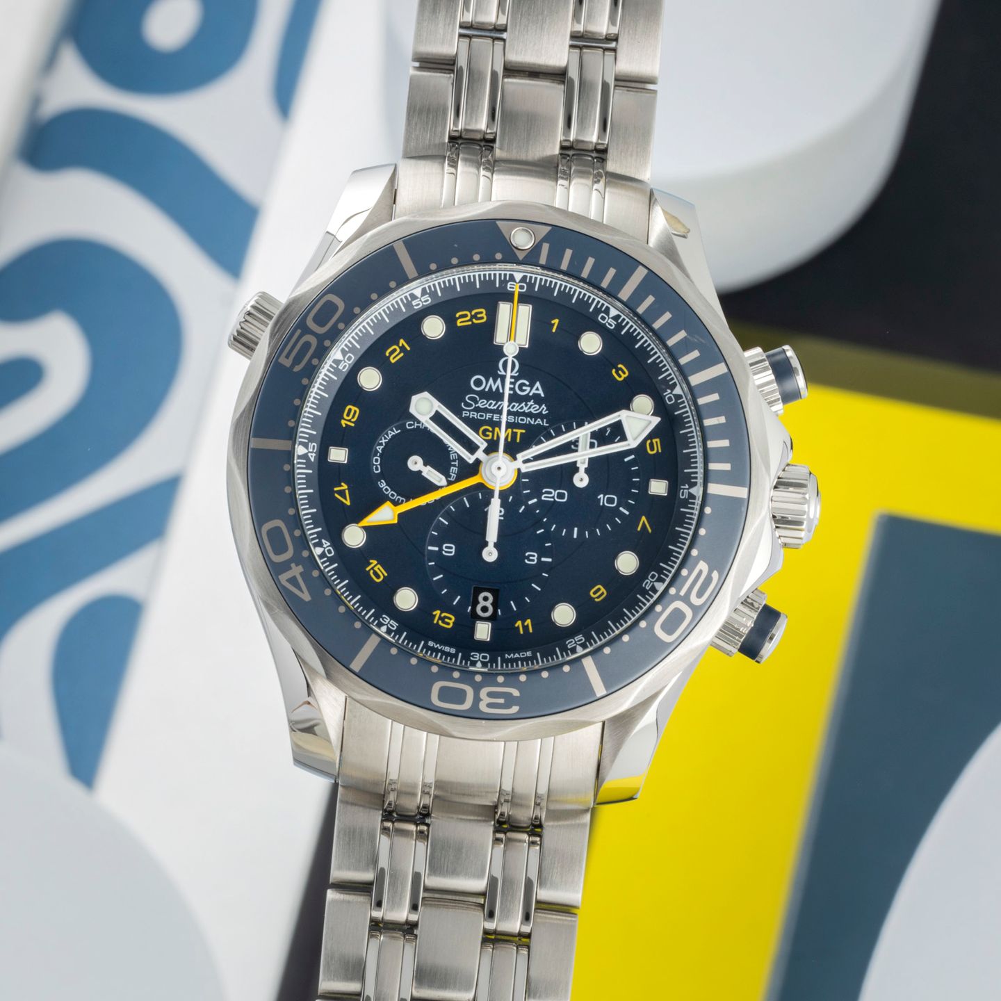 Omega Seamaster Diver 300 M 212.30.44.52.03.001 (Unknown (random serial)) - Blue dial 44 mm Steel case (3/8)