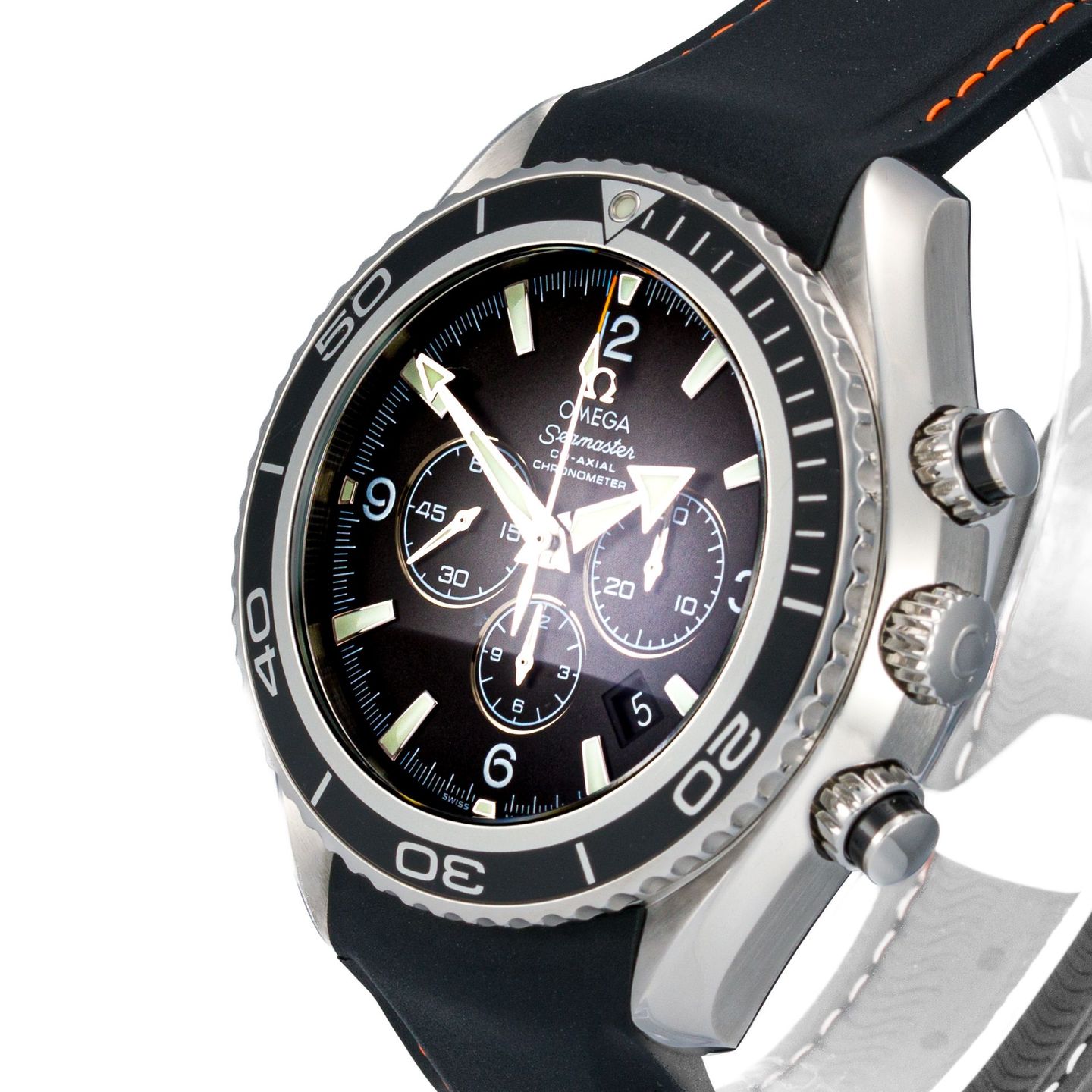 Omega Seamaster Planet Ocean Chronograph 2210.50.00 (Unknown (random serial)) - Black dial 46 mm Steel case (6/6)