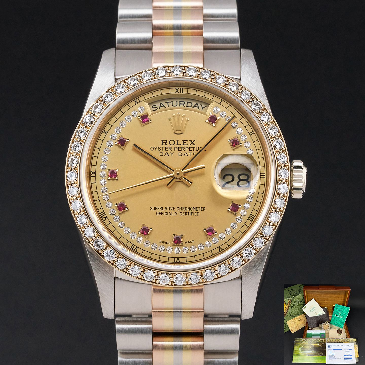 Rolex Day-Date 36 18349 (1989) - 36mm Witgoud (2/16)