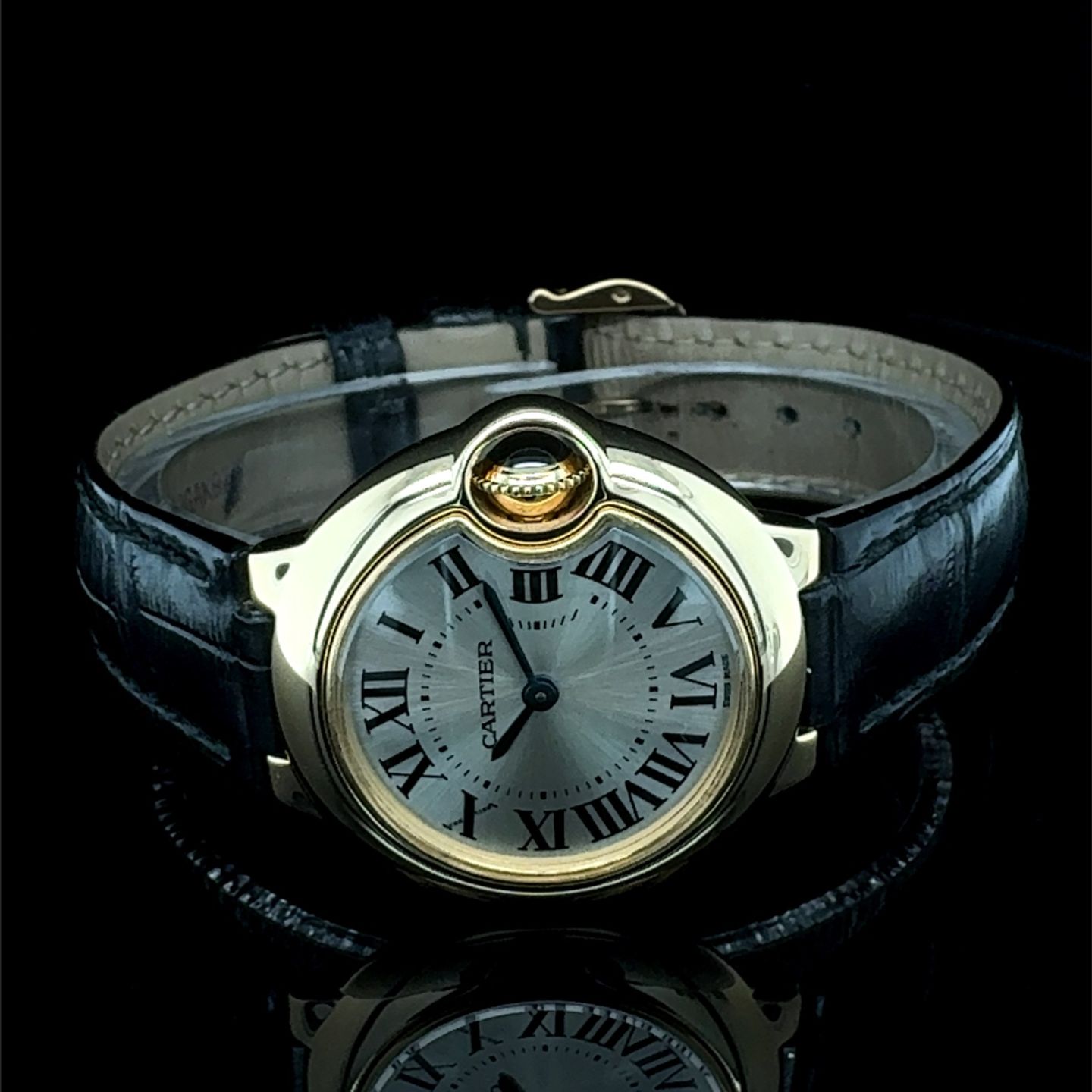 Cartier Ballon Bleu 28mm 3006 (2016) - 29mm Geelgoud (1/8)