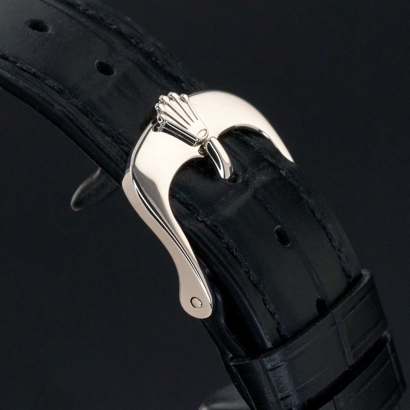 Rolex Cellini Time 50509 (2016) - Blue dial 39 mm White Gold case (8/8)