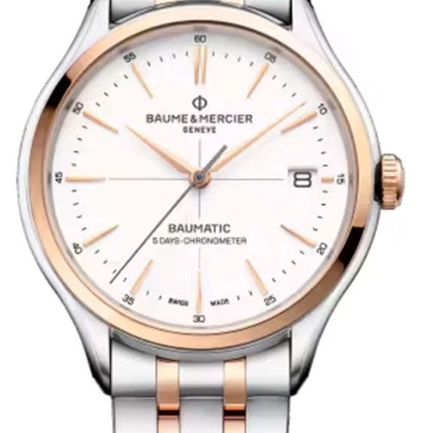 Baume & Mercier Clifton M0A10458 (2026) - White dial 40 mm Steel case (1/1)