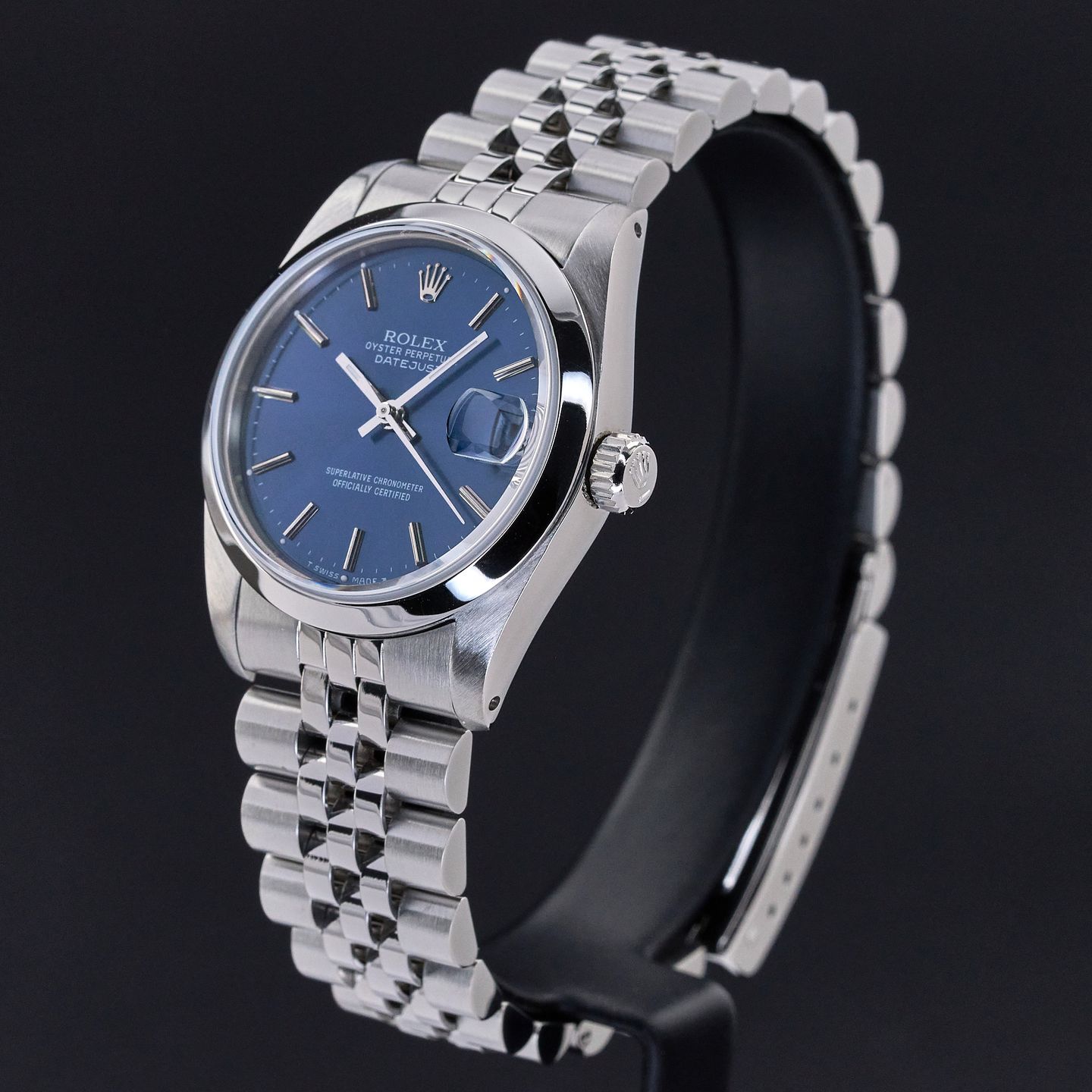 Rolex Datejust 31 68240 (1988) - Blue dial 31 mm Steel case (3/7)