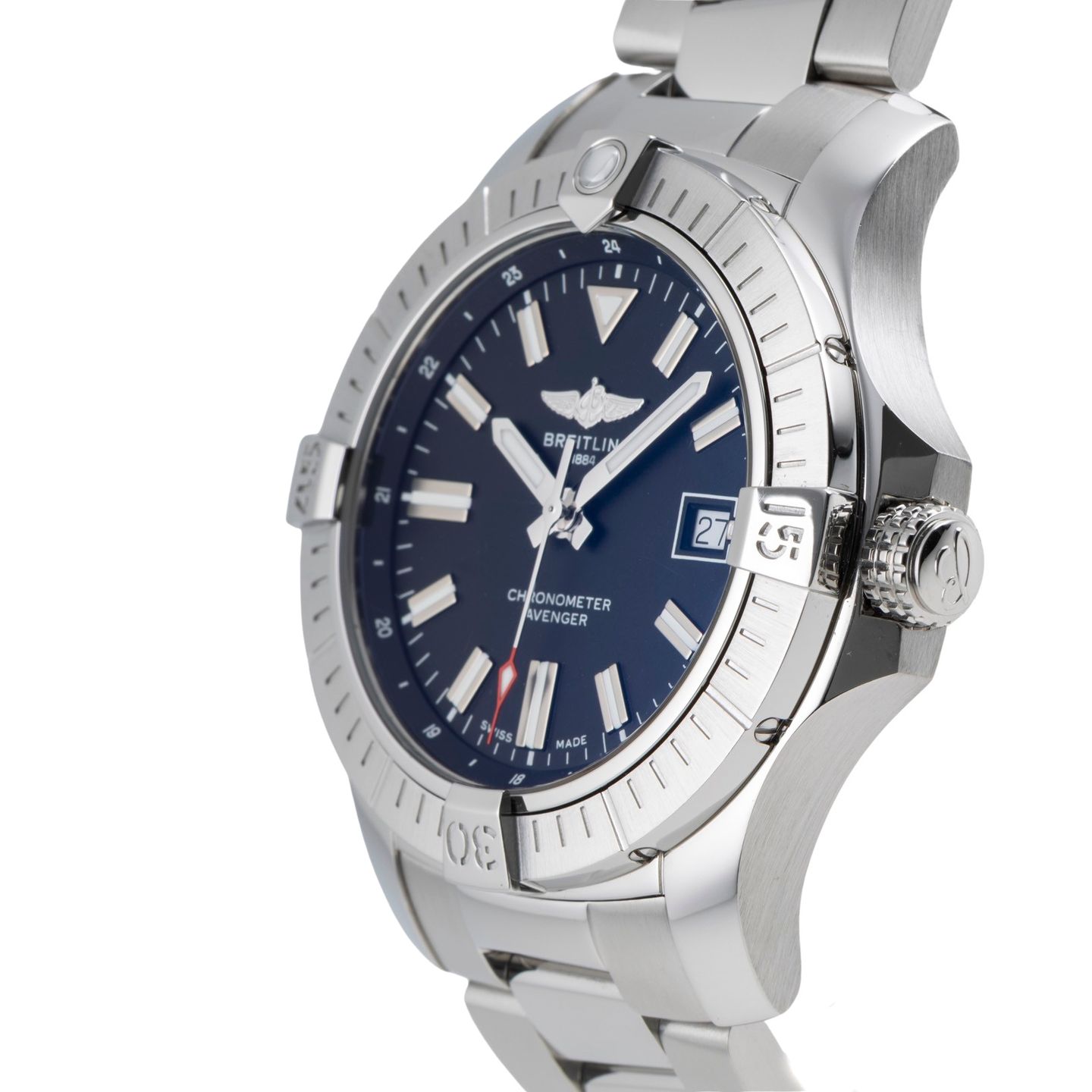 Breitling Avenger A17318101B1A1 (2023) - Black dial 43 mm Steel case (6/8)