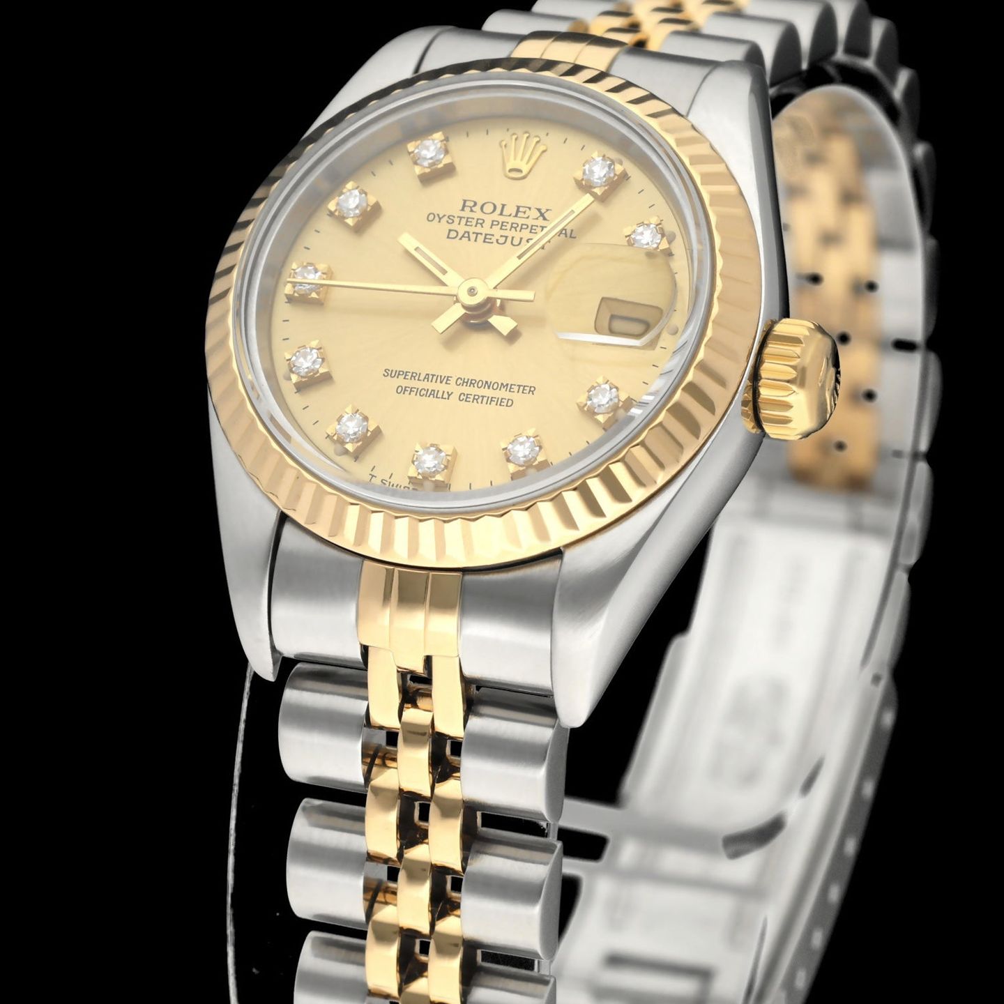 Rolex Lady-Datejust 69173G (1993) - 26 mm Gold/Steel case (6/7)