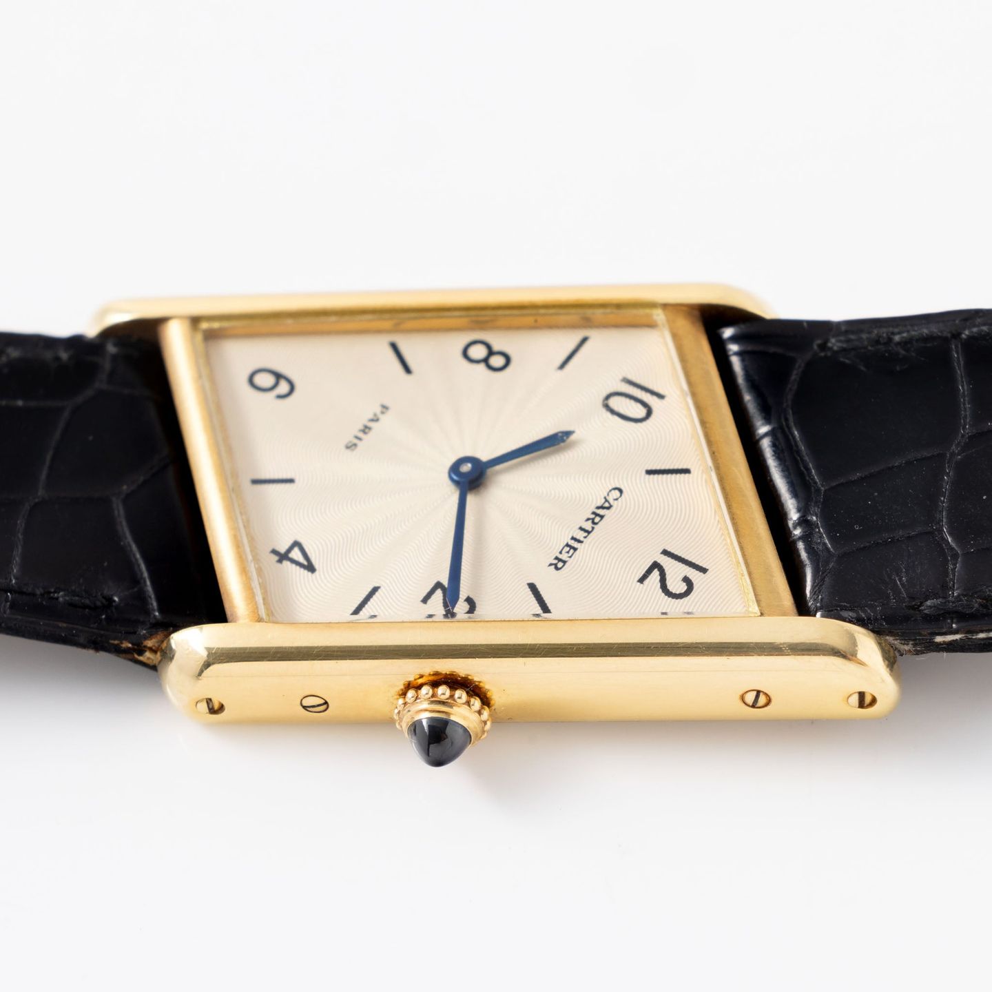 Cartier Tank Unknown (Onbekend (willekeurig serienummer)) - Wit wijzerplaat 33mm Geelgoud (6/8)