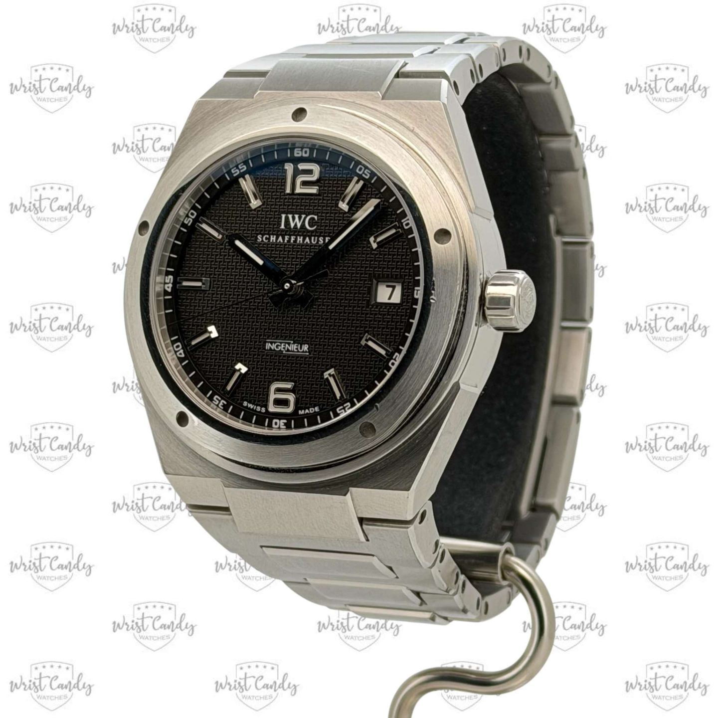 IWC Ingenieur Automatic IW322701 (2009) - Black dial 43 mm Steel case (2/8)