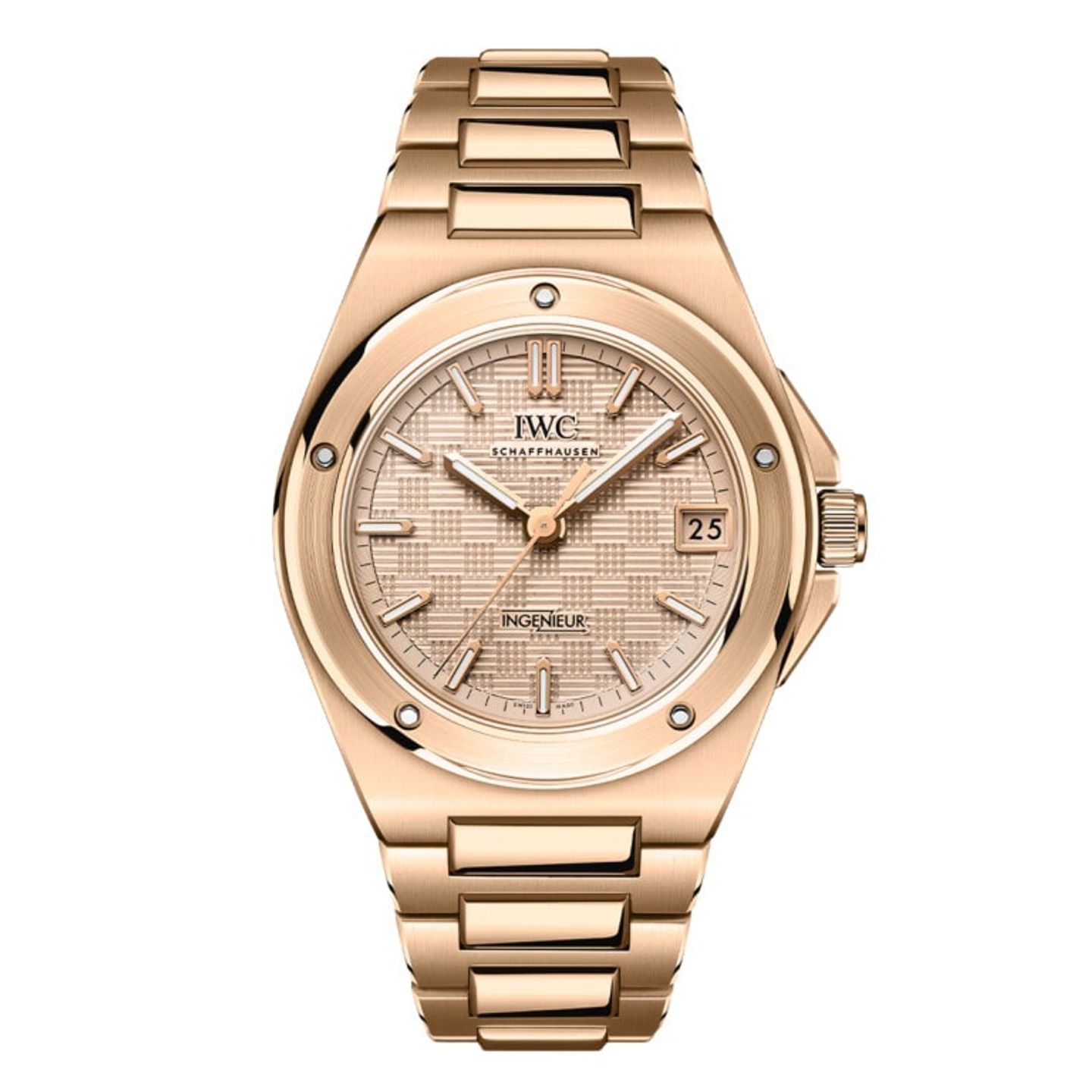 IWC Ingenieur Automatic IW324903 (2025) - Pink dial 35 mm Rose Gold case (1/1)