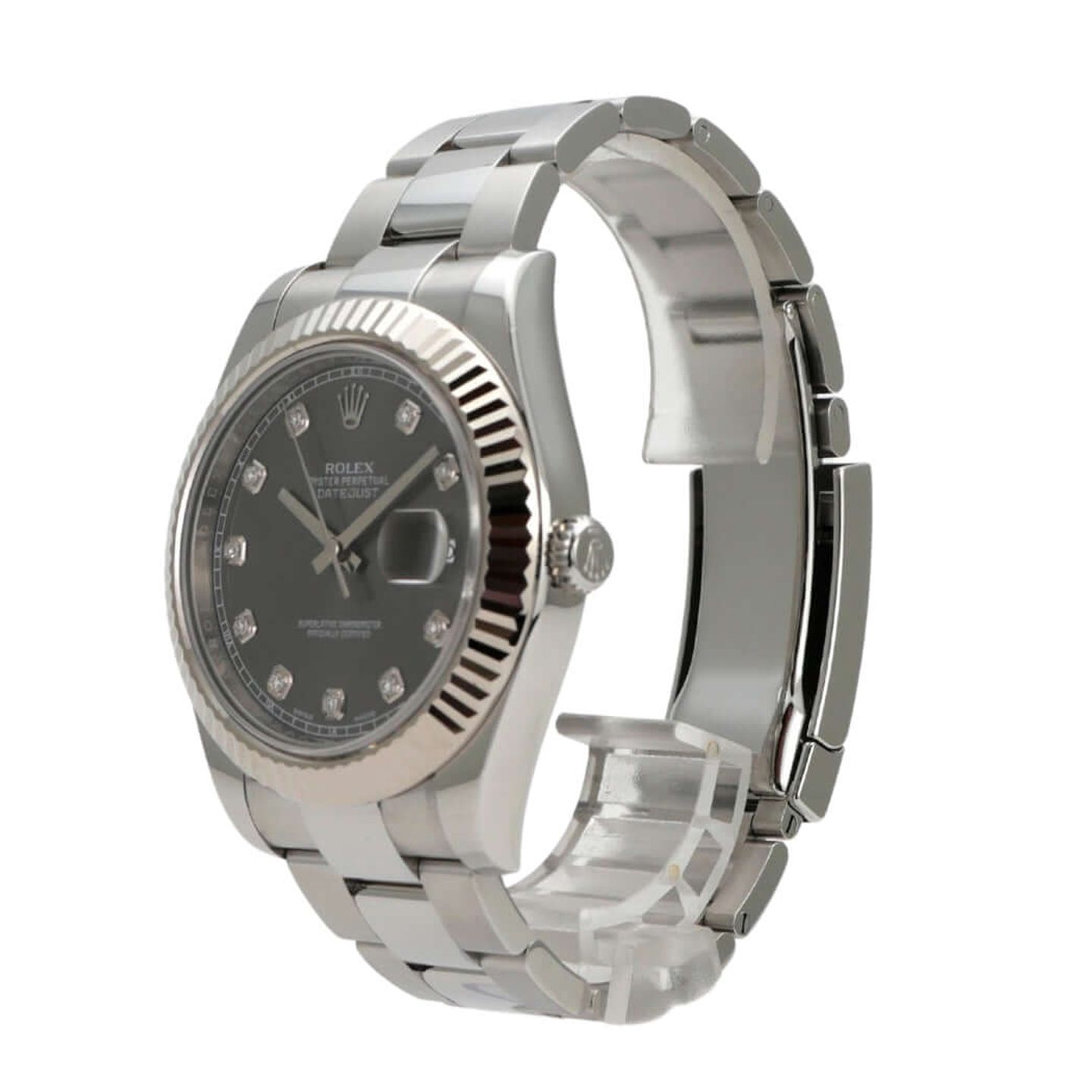 Rolex Datejust II 116334-Rhodium-DIA - (3/8)