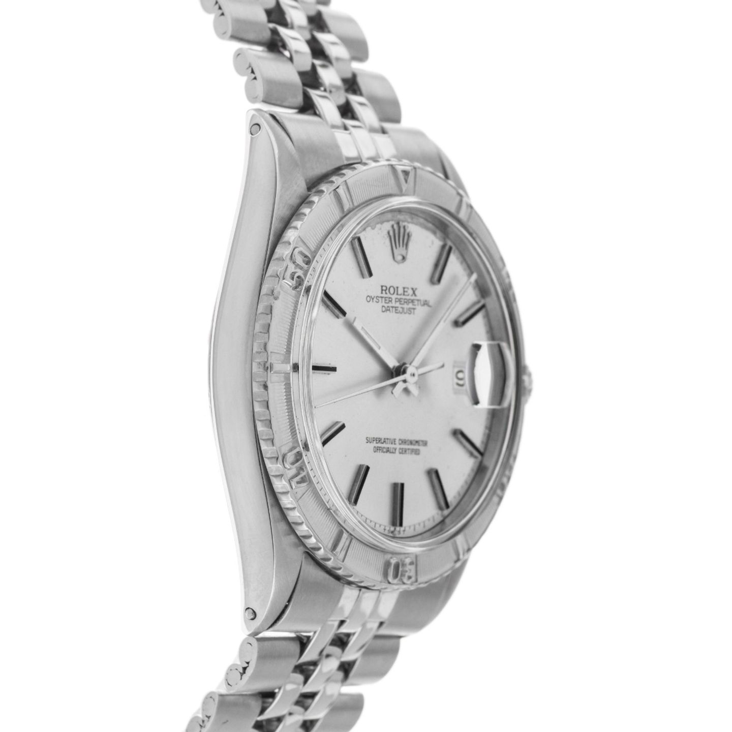 Rolex Datejust Turn-O-Graph 1625 (1970) - Silver dial 36 mm Steel case (5/8)