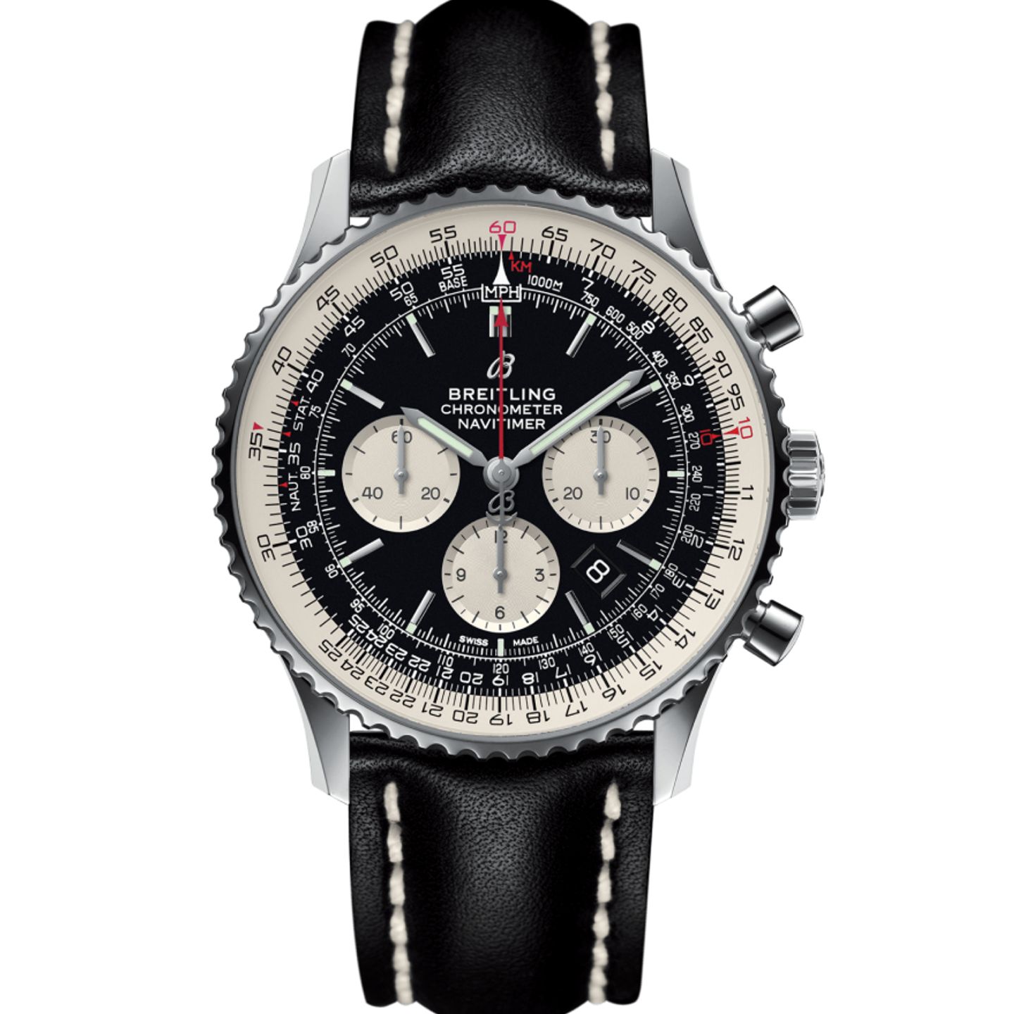 Breitling Navitimer AB0127211B1X1 (2023) - Zwart wijzerplaat 46mm Staal (1/1)