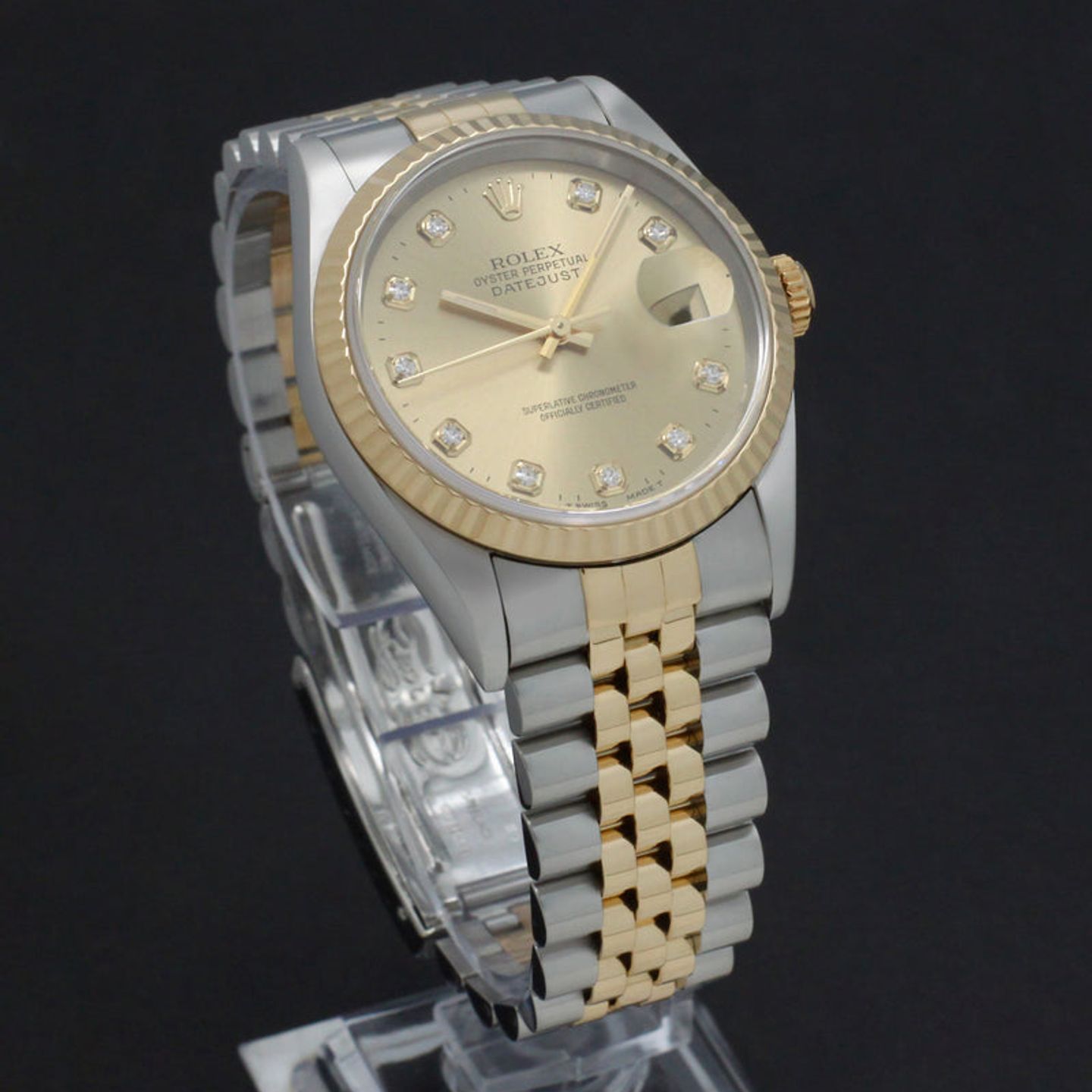 Rolex Datejust 36 16233 (1995) - Goud wijzerplaat 36mm Goud/Staal (4/7)