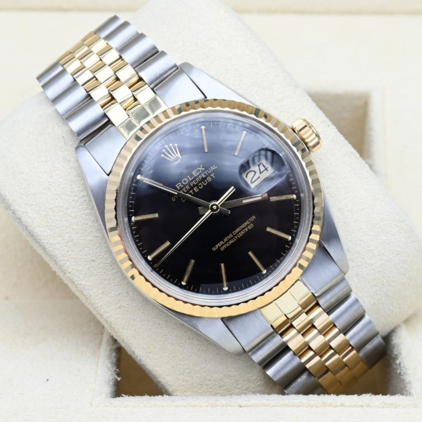 Rolex Datejust 36 16013 (1979) - 36 mm Gold/Steel case (1/6)