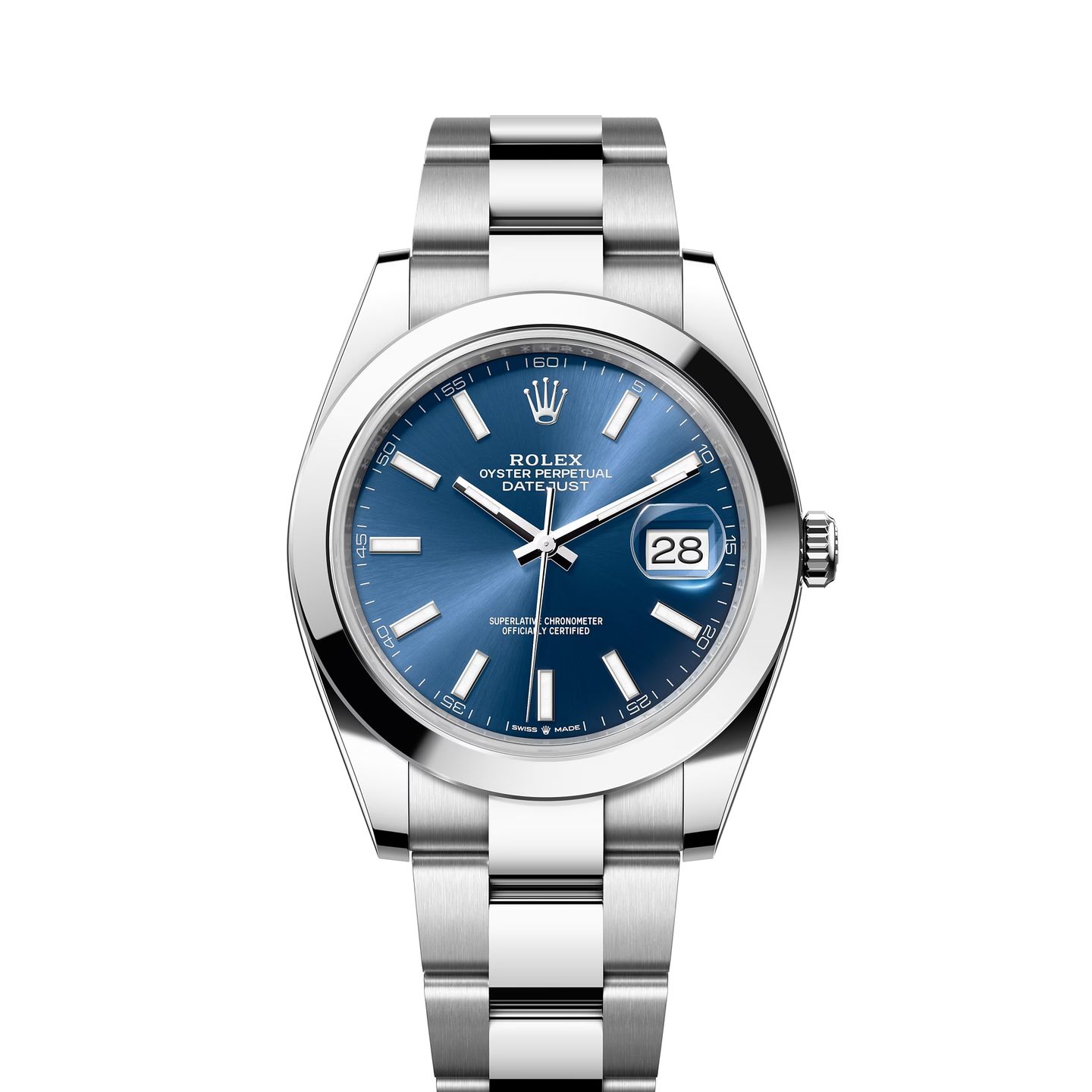 Rolex Datejust 41 126300 (2024) - Blauw wijzerplaat 41mm Staal (1/1)