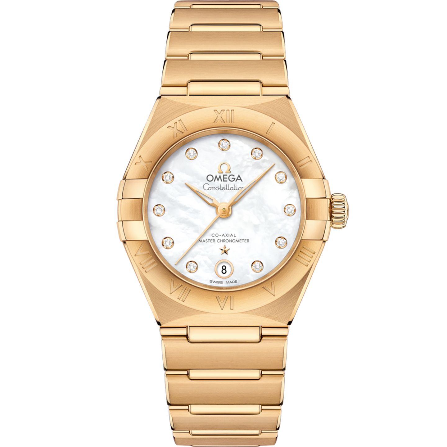 Omega Constellation 131.50.29.20.55.002 (2025) - Parelmoer wijzerplaat 29mm Geelgoud (1/1)