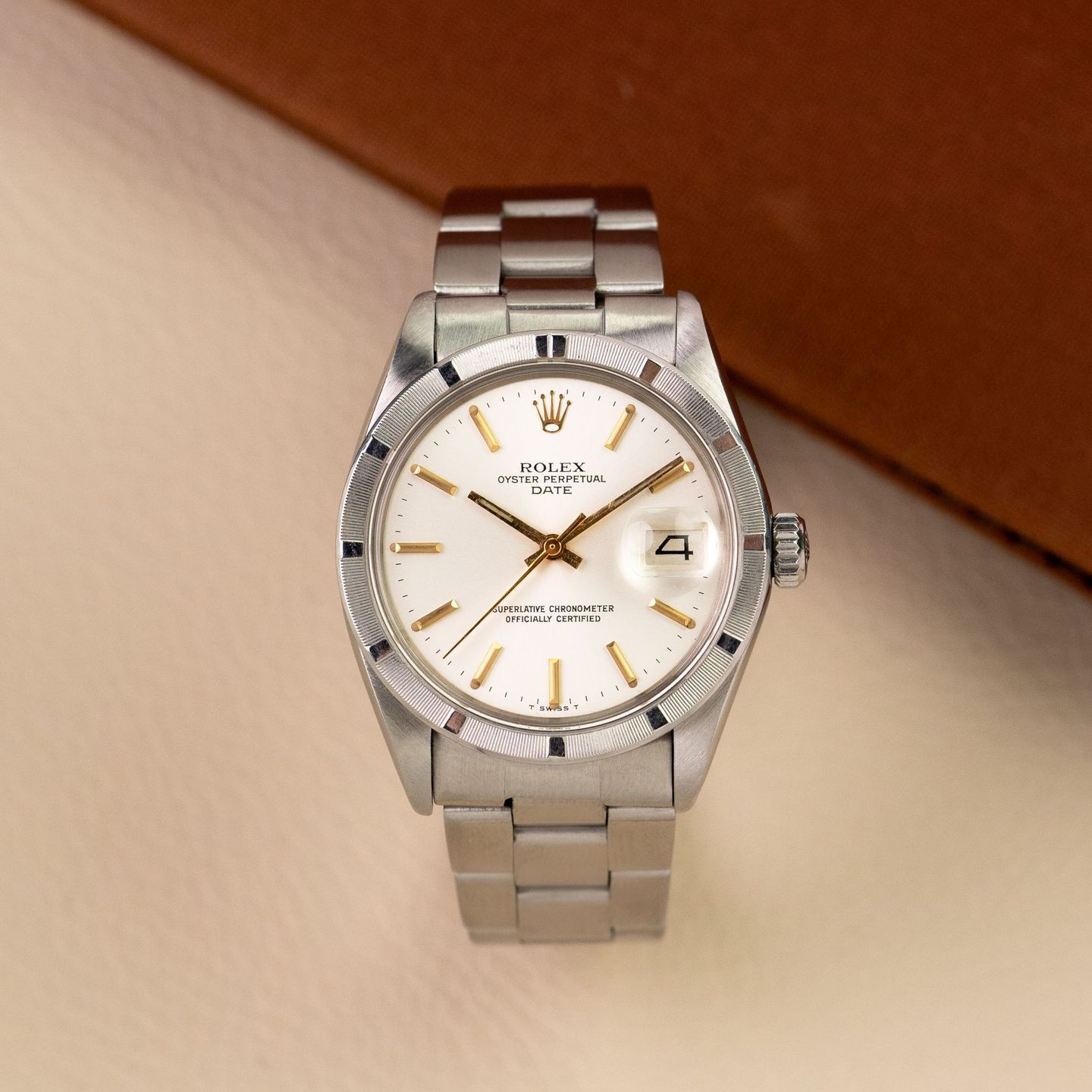 Rolex Oyster Perpetual Date 1500 (1971) - 34mm Staal (1/4)