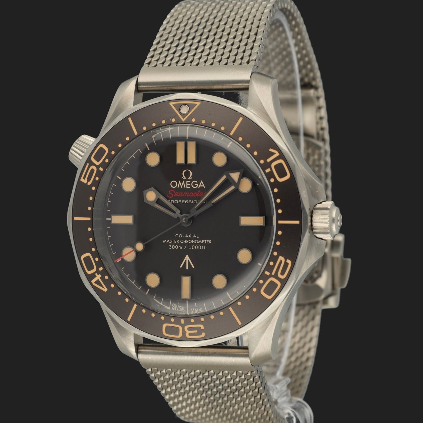 Omega Seamaster Diver 300 M 210.90.42.20.01.001 (2020) - Brown dial 42 mm Titanium case (1/8)