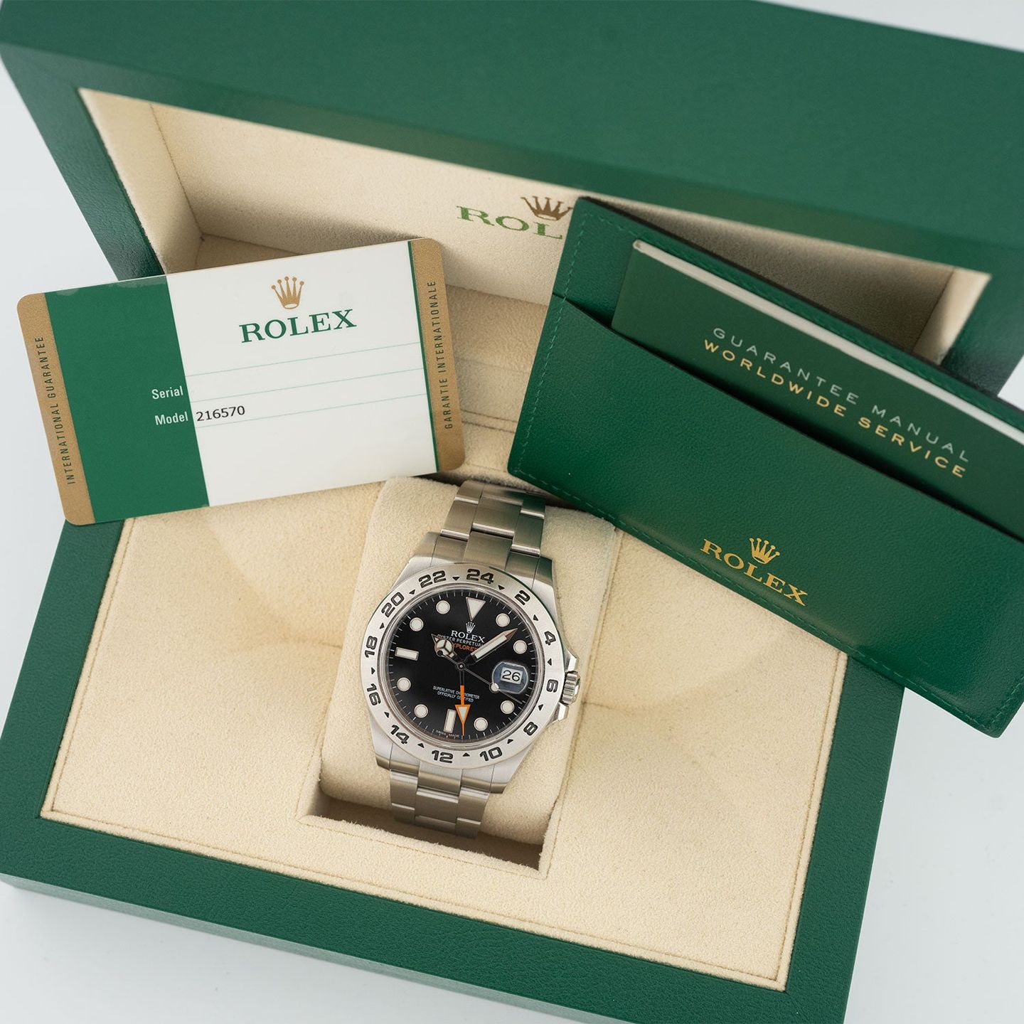 Rolex Explorer II 216570 (2015) - 42 mm Steel case (5/5)