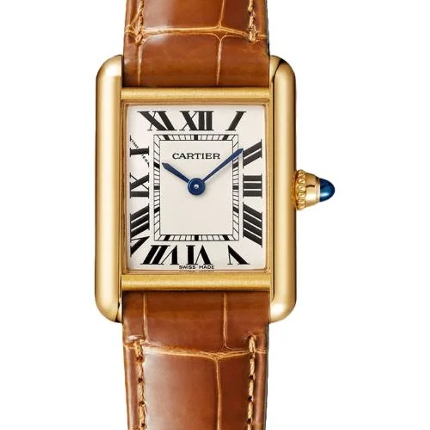 Cartier Tank Louis Cartier WGTA0342 (2026) - Zilver wijzerplaat 22mm Geelgoud (1/1)
