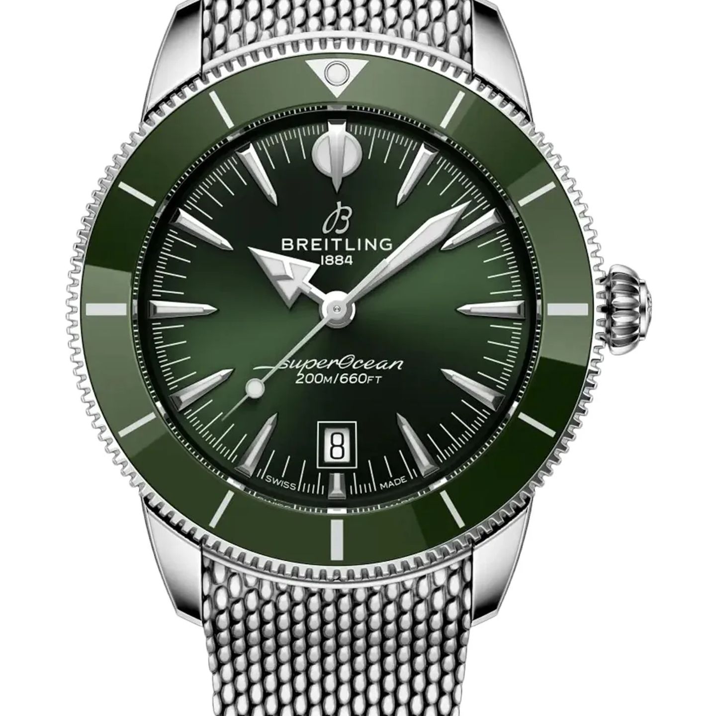 Breitling Superocean Heritage AB3112361L1A1 (2026) - Groen wijzerplaat 44mm Staal (1/1)