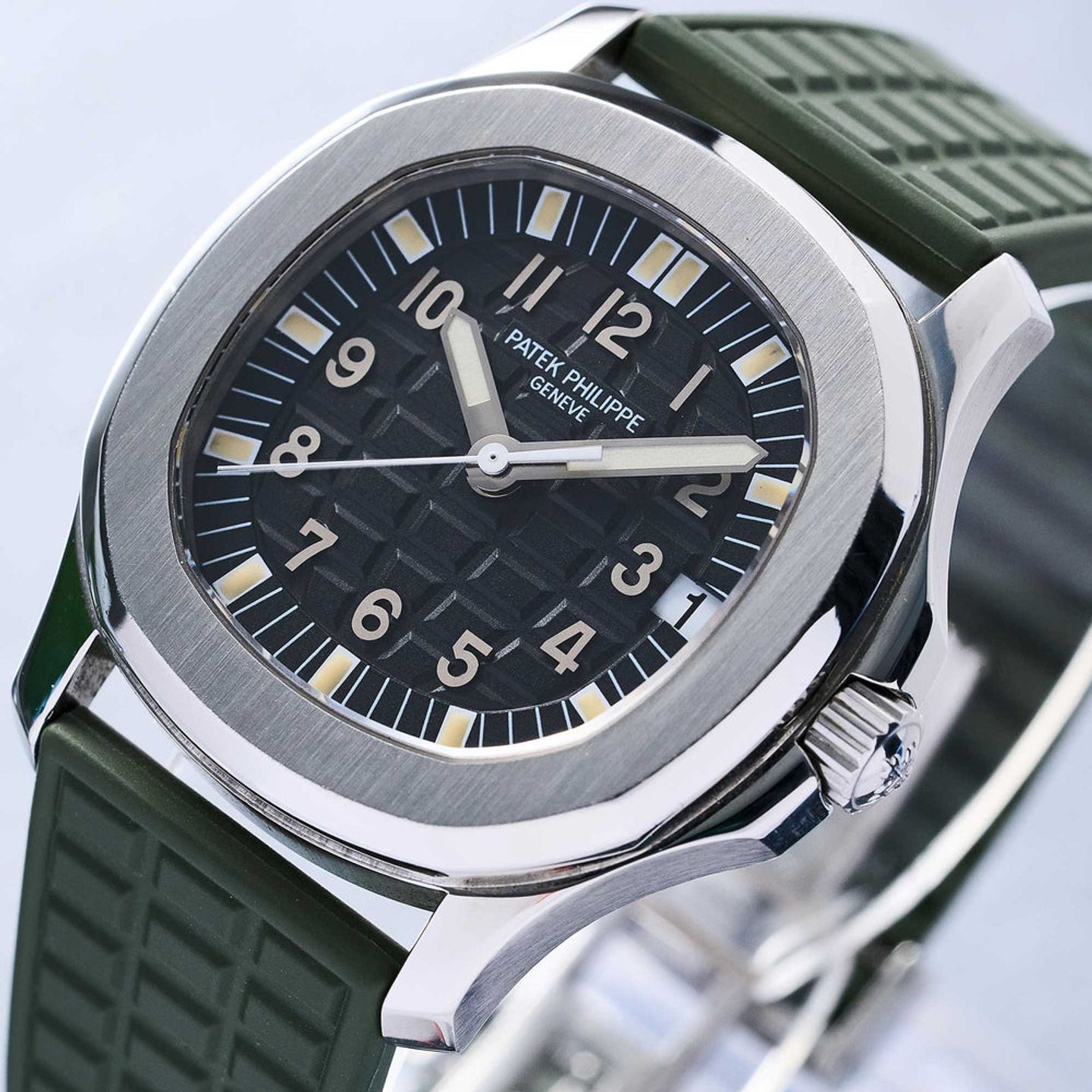 Patek Philippe Aquanaut 5066A-001 (1999) - Black dial 36 mm Steel case (2/7)