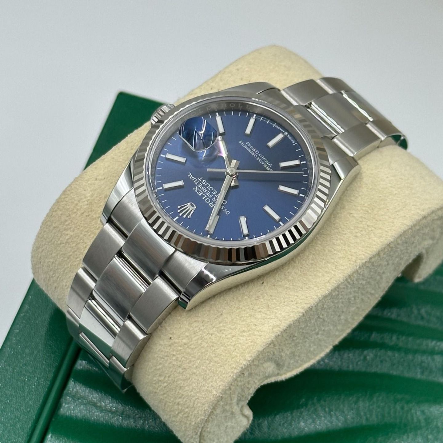 Rolex Datejust 36 126234 (2024) - Blue dial 36 mm Steel case (2/8)