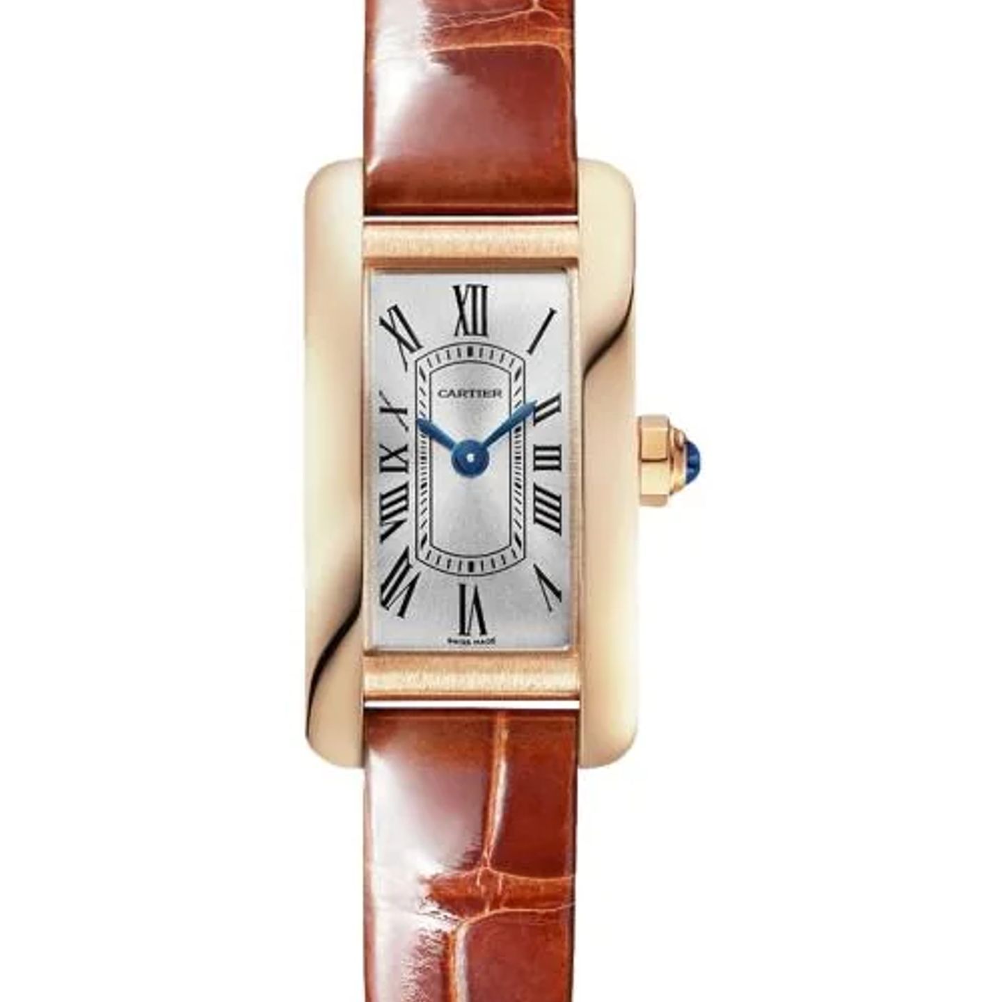 Cartier Tank Américaine WGTA0341 (2026) - Silver dial 15 mm Rose Gold case (1/1)