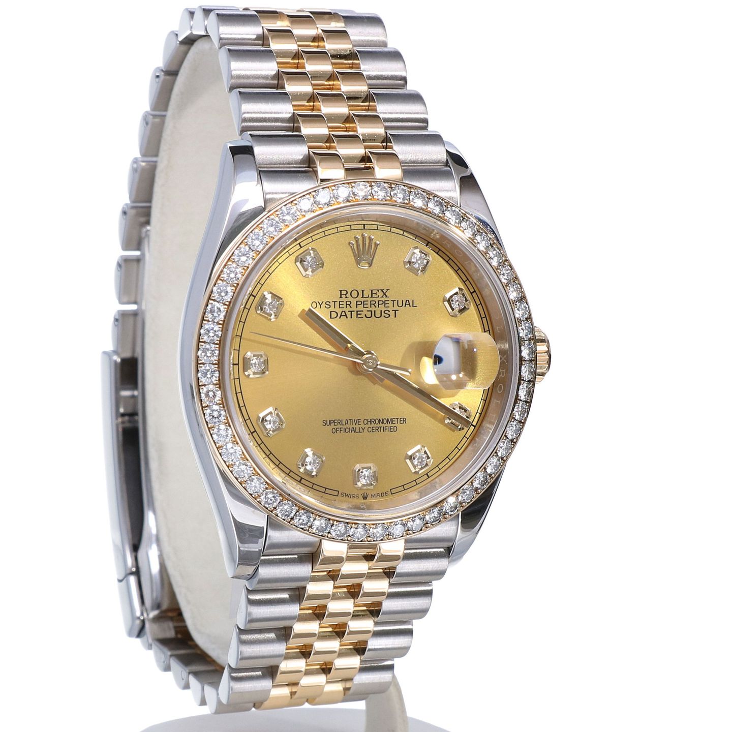 Rolex Datejust 36 126283RBR (2018) - Champagne dial 36 mm Steel case (4/6)