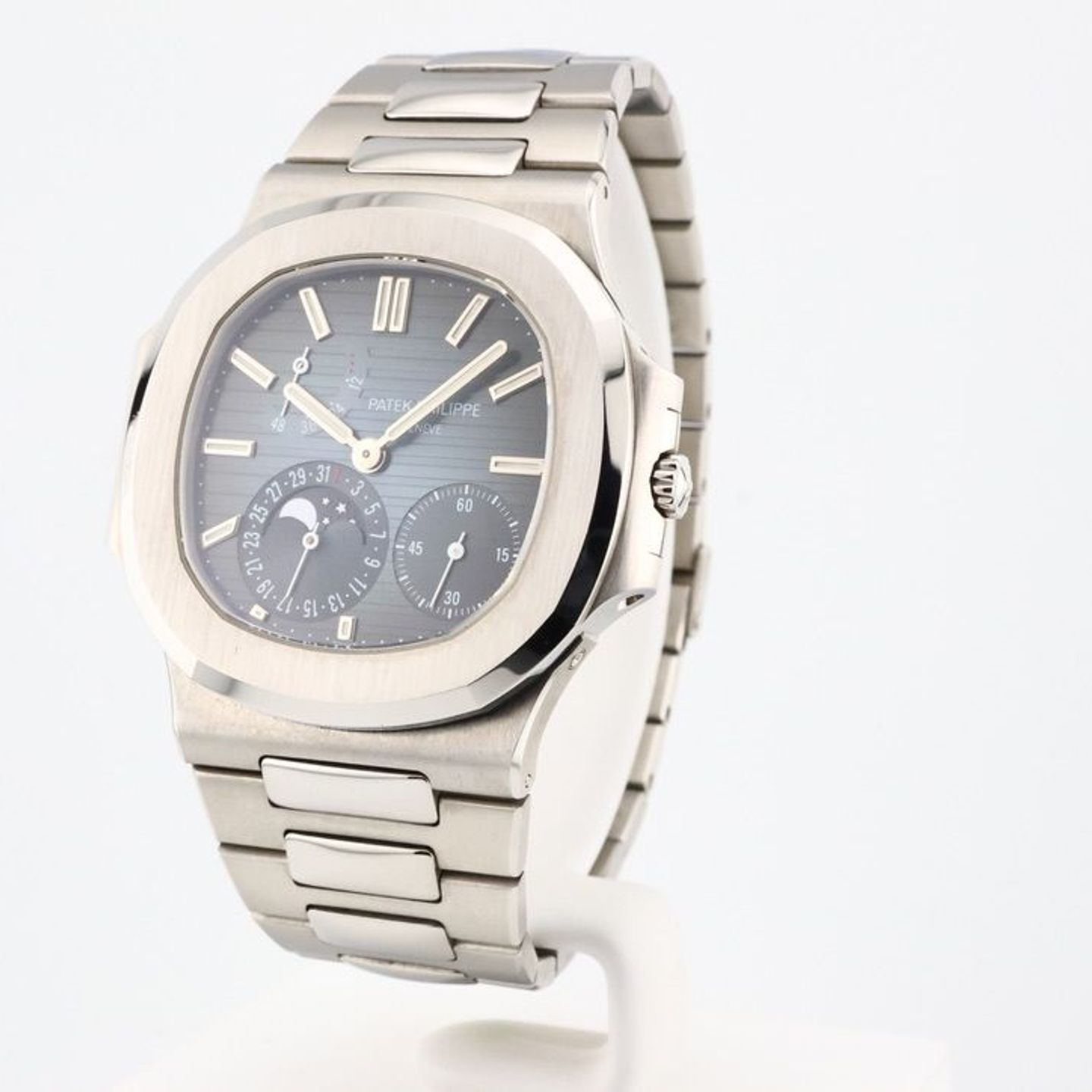 Patek Philippe Nautilus 3712/1A (2005) - Blue dial 39 mm Steel case (2/8)