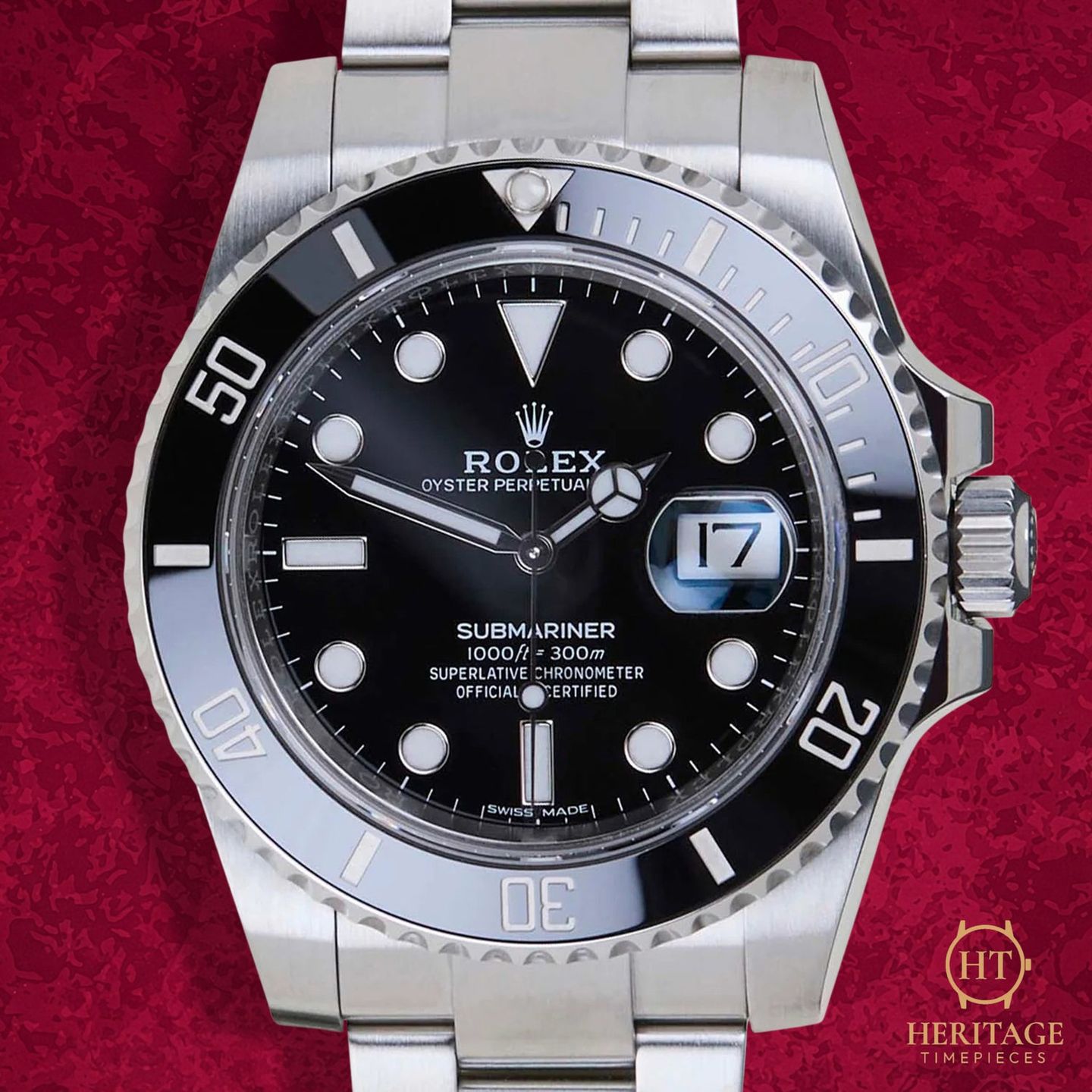 Rolex Submariner Date 116610LN (2020) - Zwart wijzerplaat 40mm Staal (1/8)