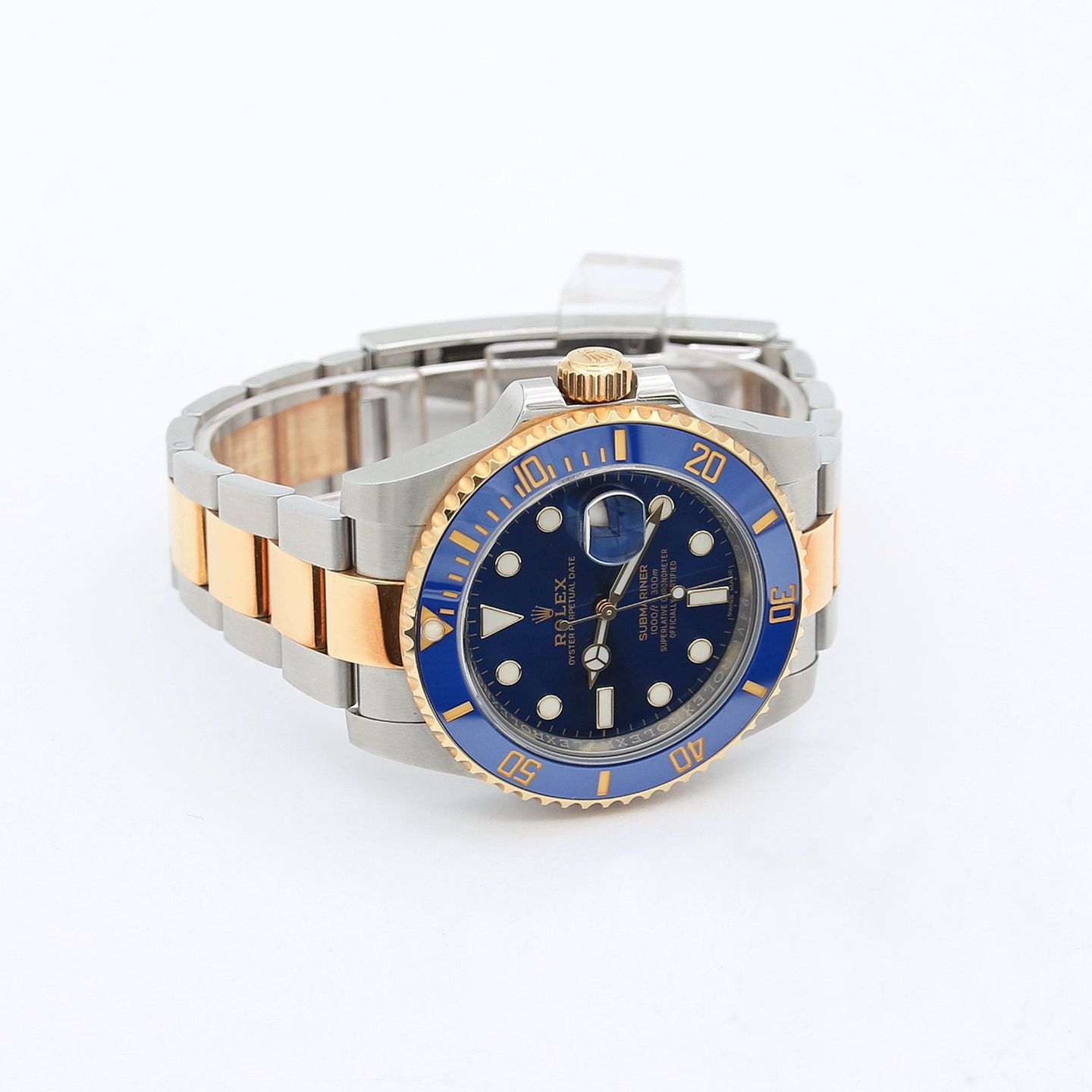 Rolex Submariner Date 116613LB (Unknown (random serial)) - Blue dial 40 mm Gold/Steel case (6/8)