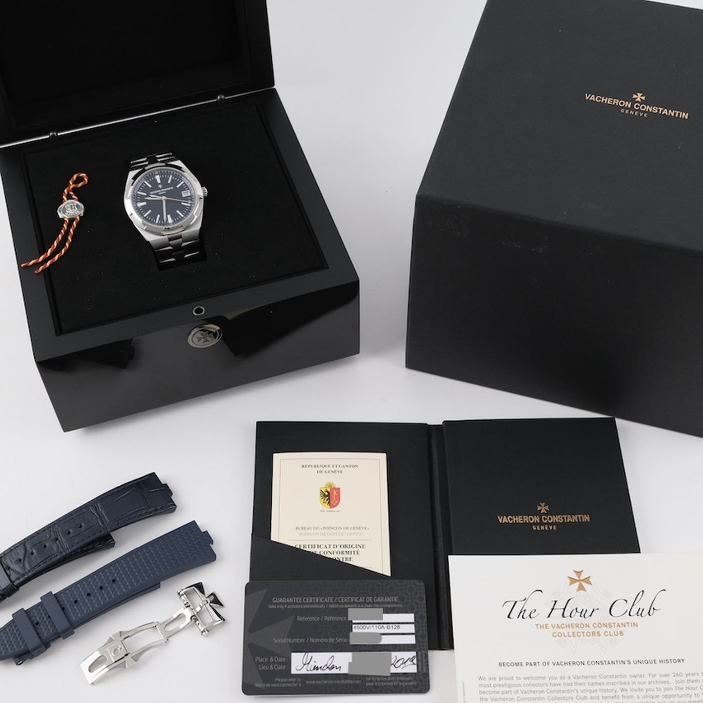 Vacheron Constantin Overseas 4500V/110A-B128 (2019) - Blue dial 42 mm Steel case (8/8)