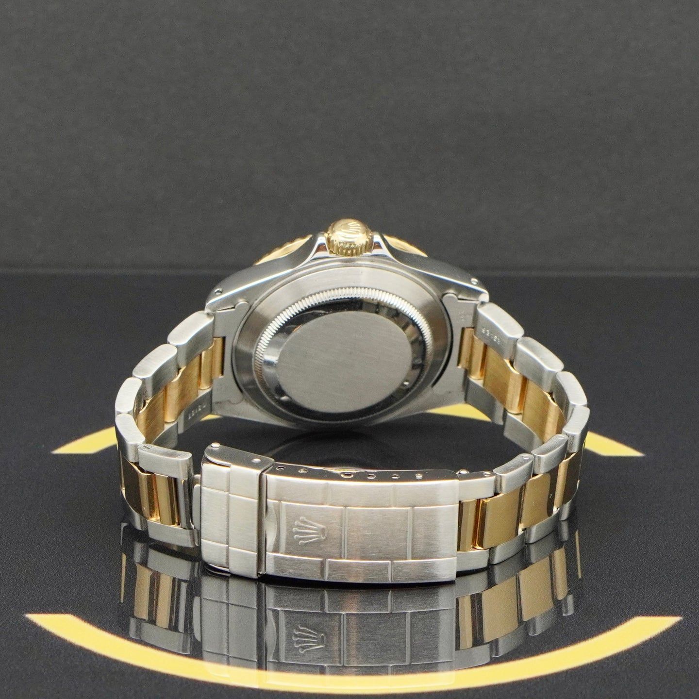 Rolex Submariner Date 16613 (1995) - Black dial 40 mm Gold/Steel case (7/7)