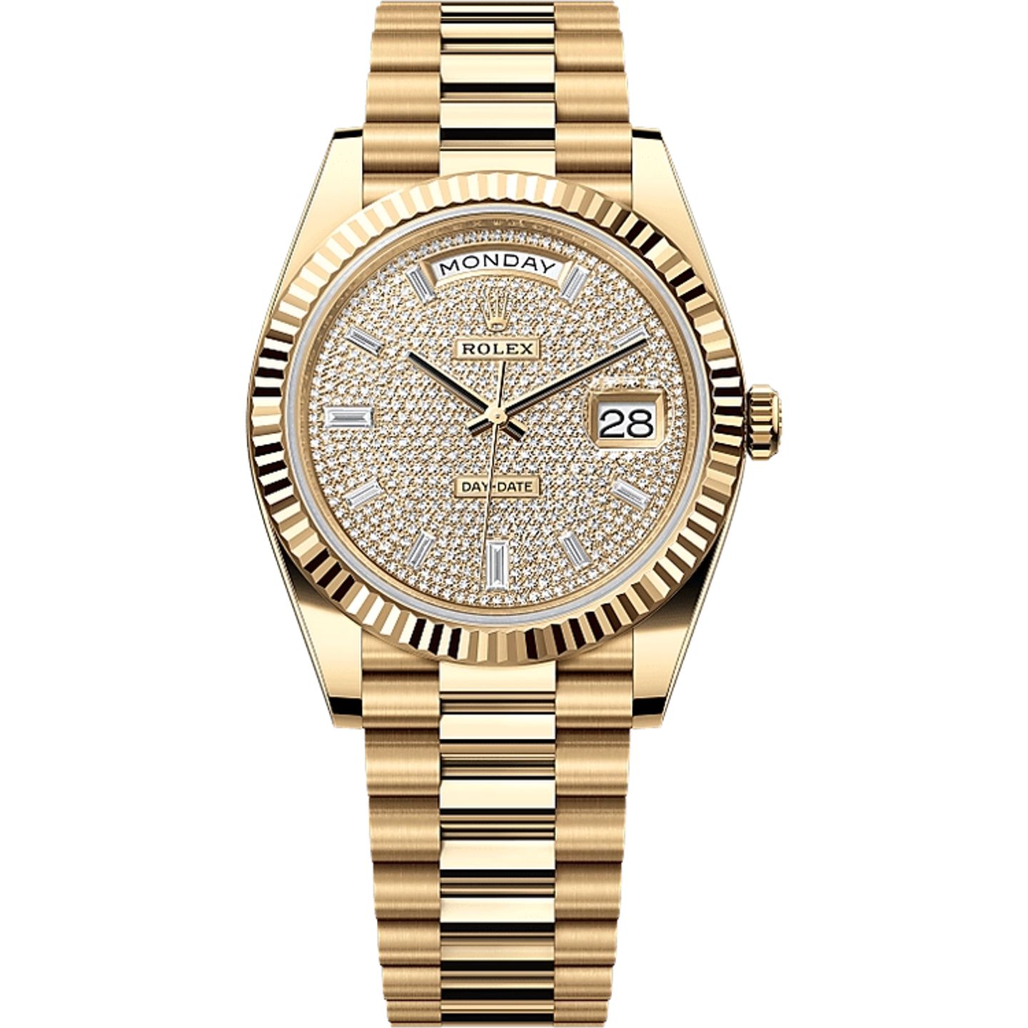 Rolex Day-Date 40 228238 (2025) - Diamant wijzerplaat 40mm Geelgoud (1/1)