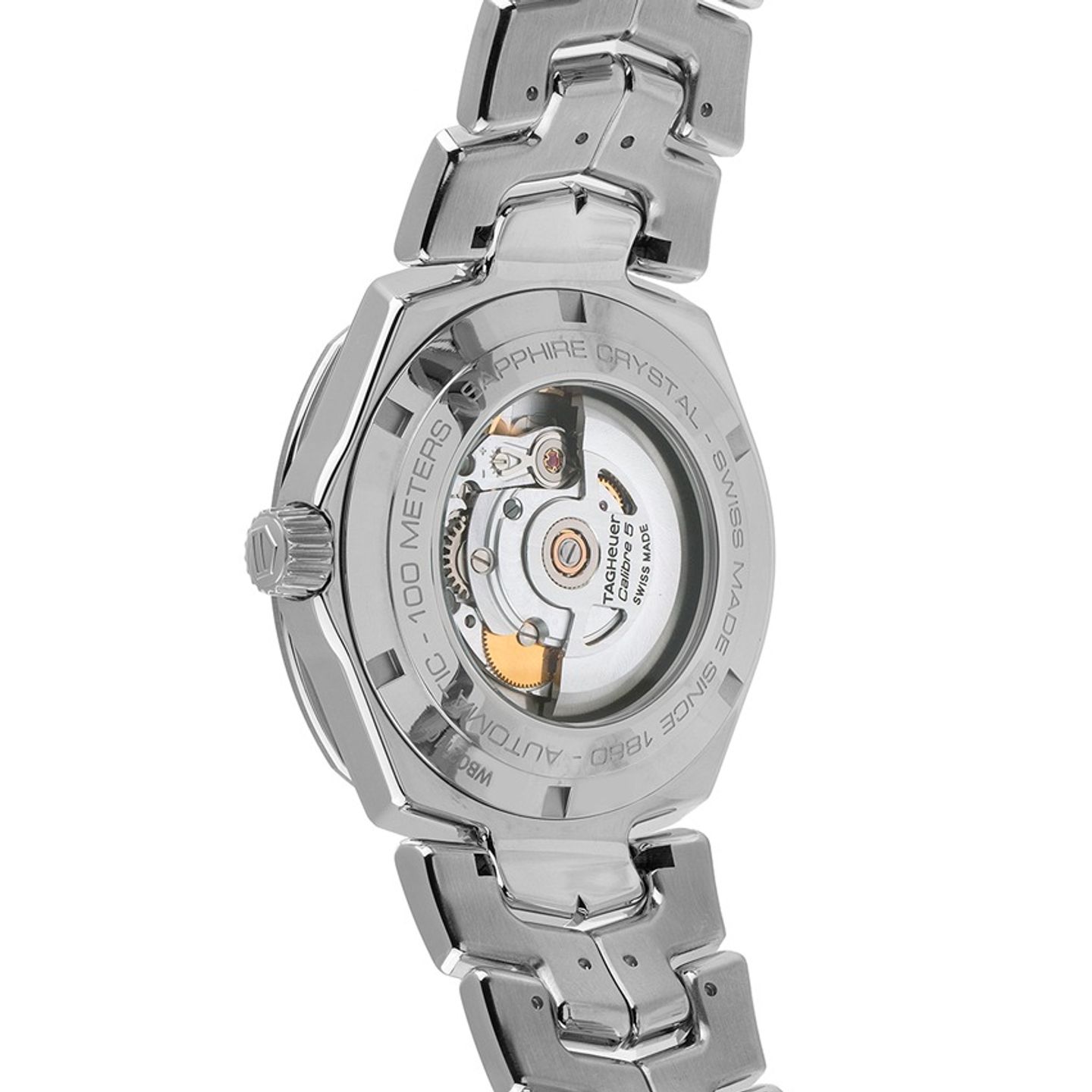 TAG Heuer Link Calibre 5 WBC2110.BA0603 (2025) - Black dial 41 mm Steel case (6/7)